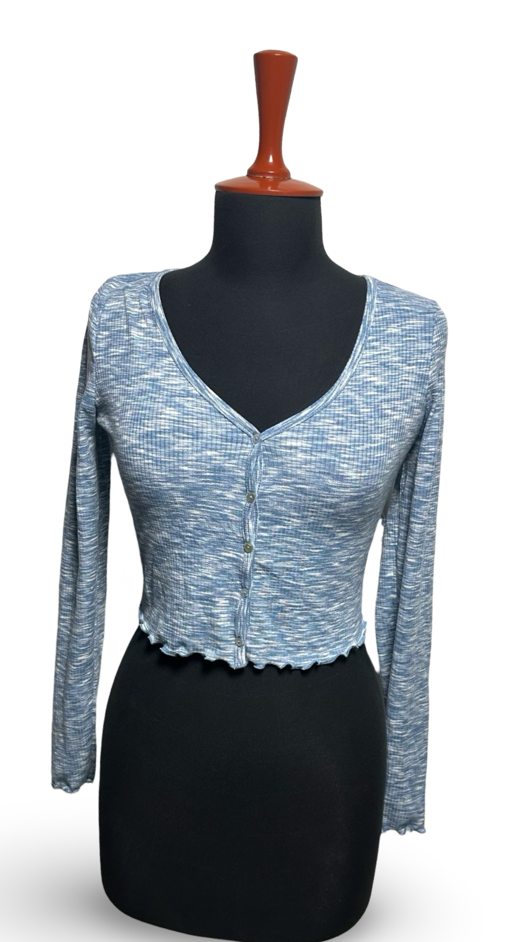 American Eagle Soft and Sexy Plush Womens Cropped Cardigan Sweater
