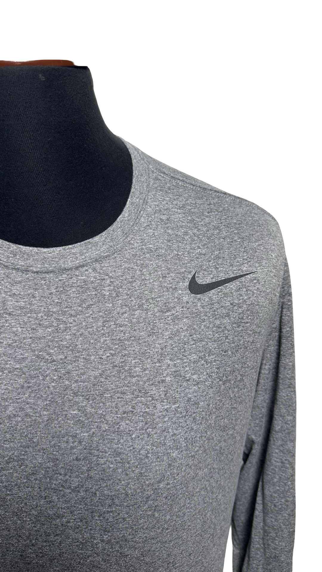 Nike Dri-Fit long sleeve Active Wear shirt for men Grey