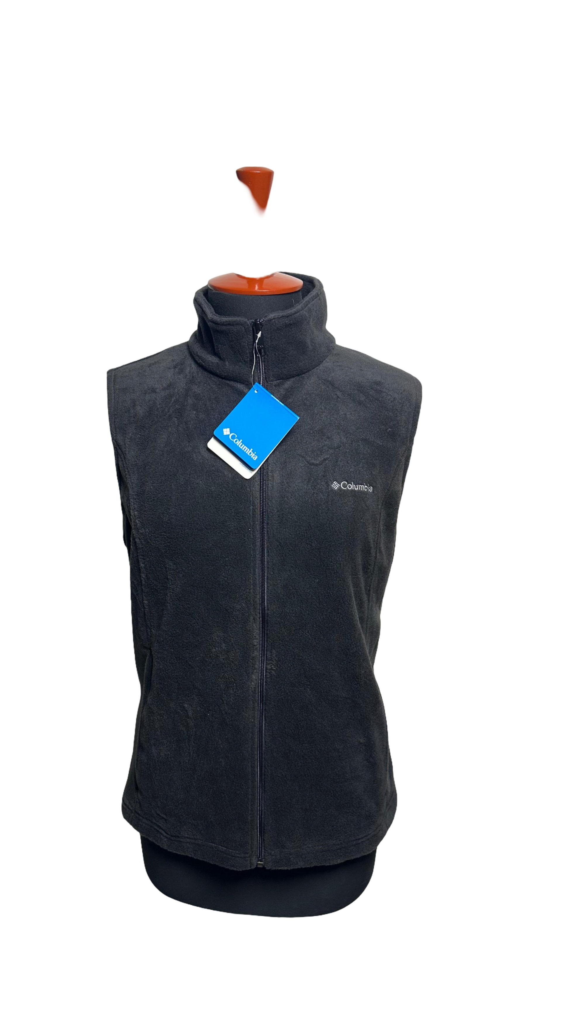 Columbia Men's Cathedral Peak II Fleece Vest, Charcoal Heather,