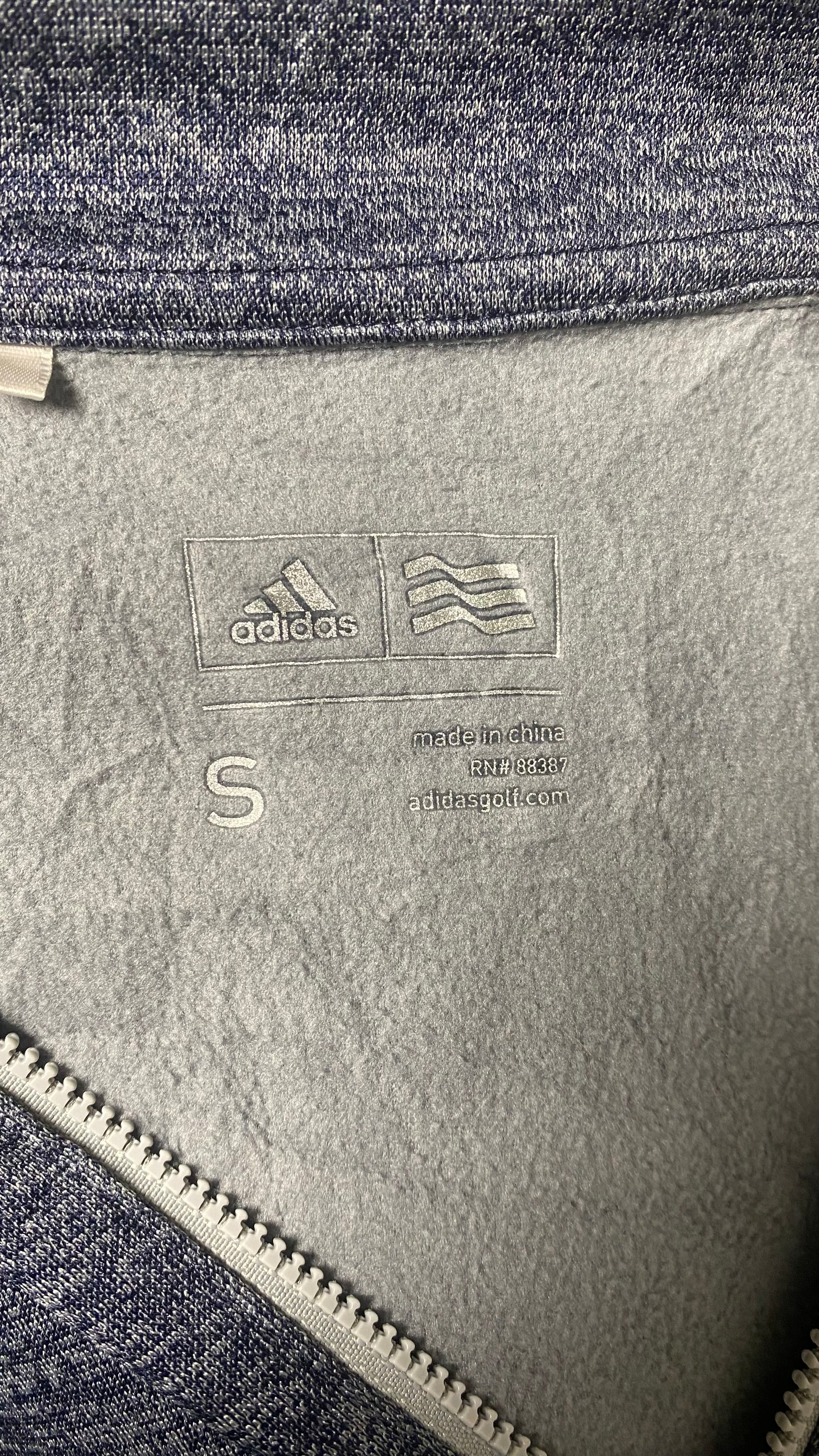 ADIDAS WOMENS 1/4 ZIP TACK TOP