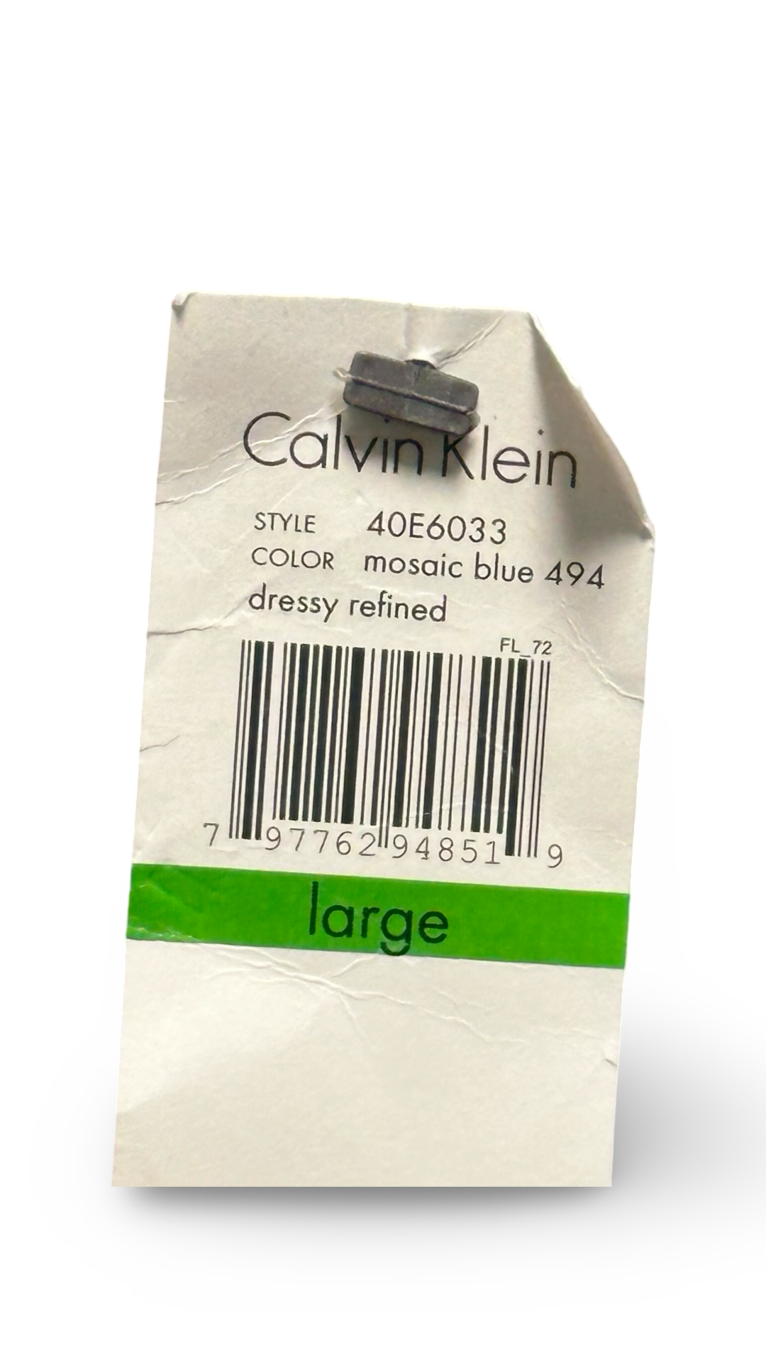 Calvin Klein Mens Pixelated Button Up Shirt, Blue, large