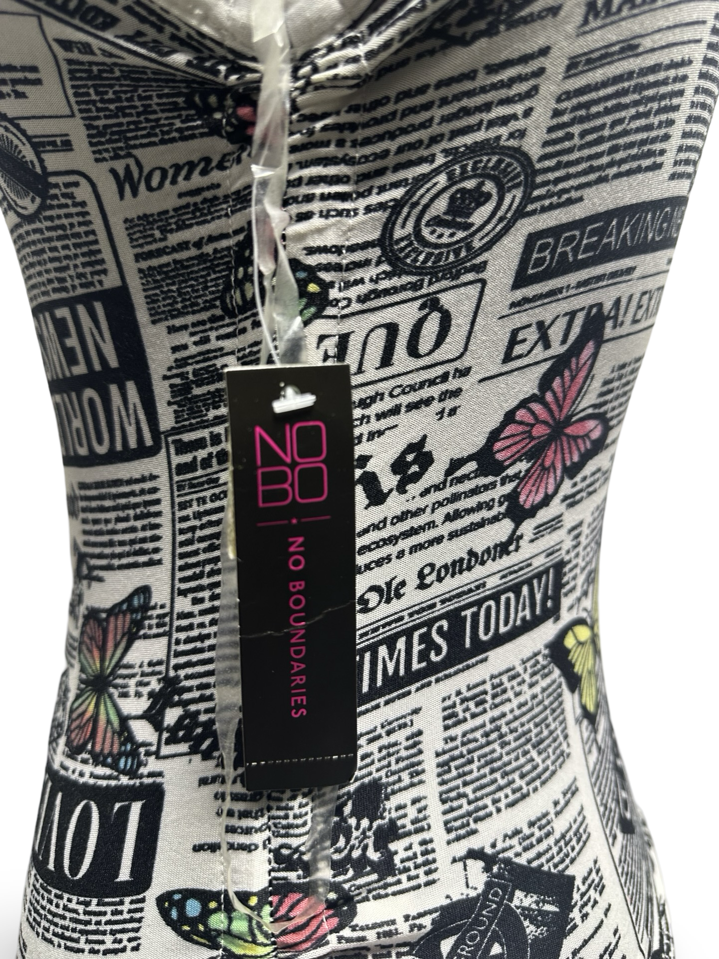 No Boundaries Juniors' Side Ruched Ribbed Tank Top