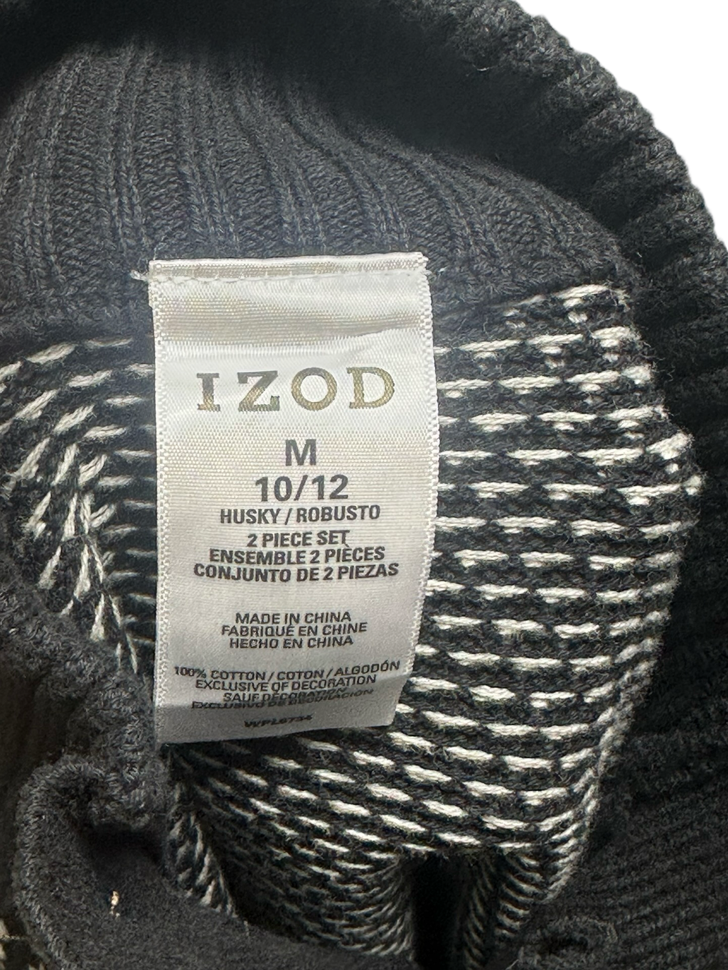 IZOD Mens T Neck Windproof Sweater