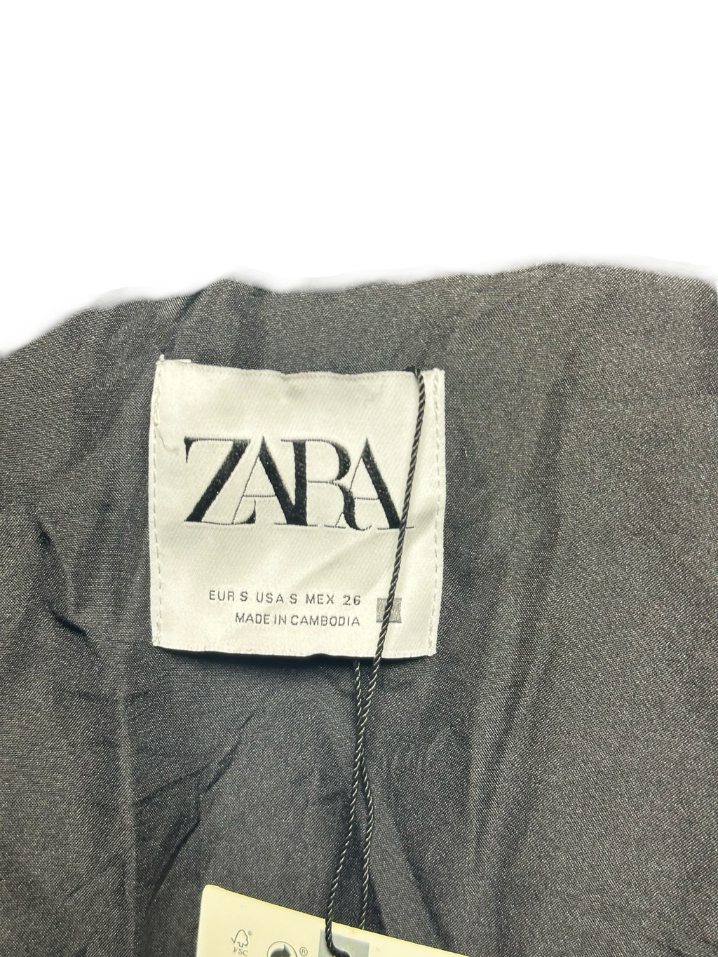 Zara jacket faux Sherpa shearling teddy coat black