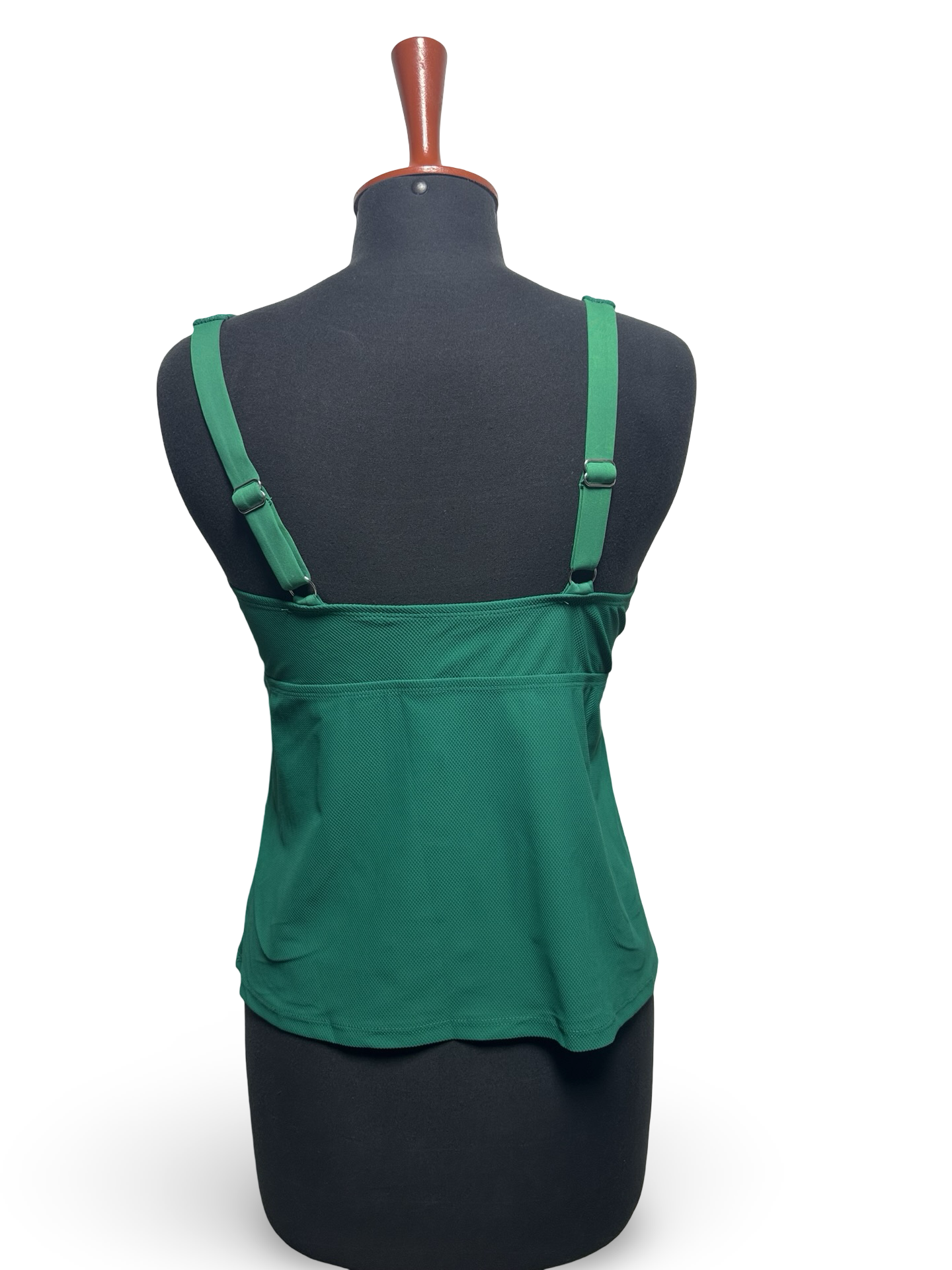 Time and Tru Women's Button Top Tankini Swimsuit Top Small