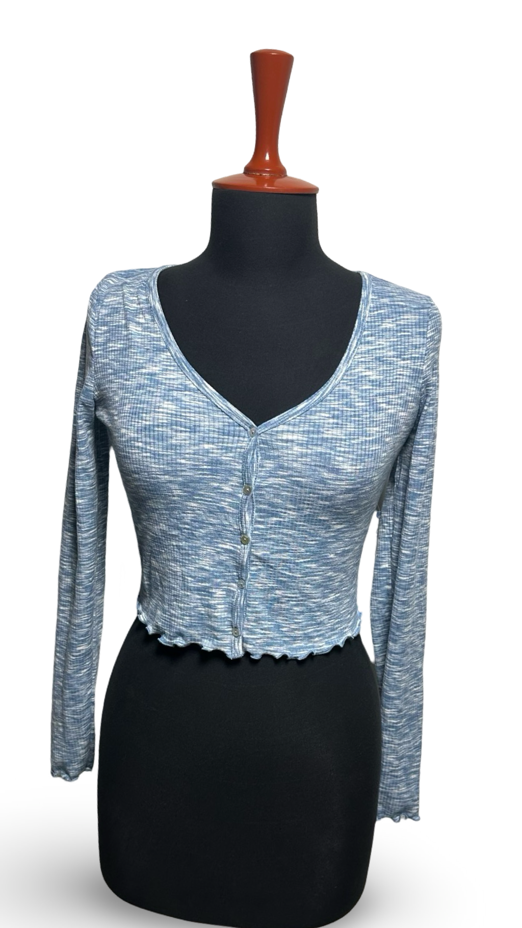 American Eagle Soft and Sexy Plush Womens Cropped Cardigan Sweater