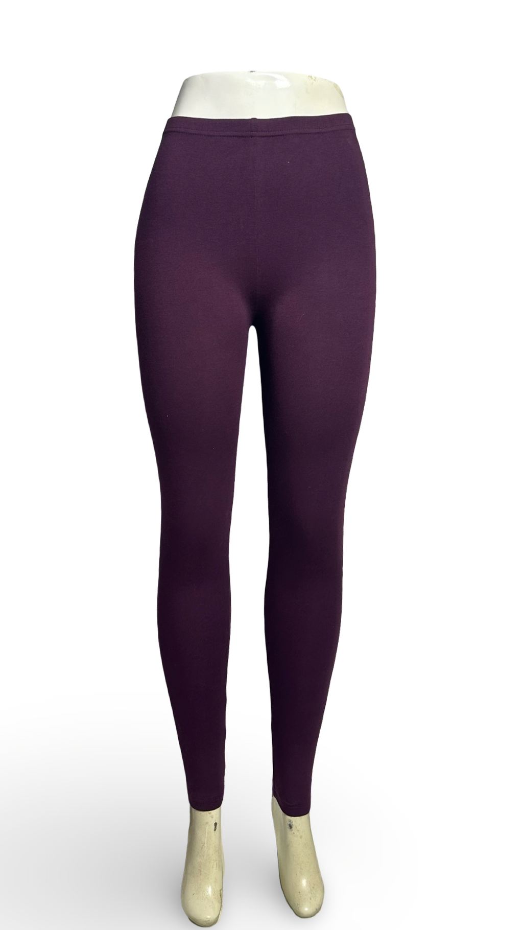 SO Slim Fit Dark Purple Leggings for Ladies