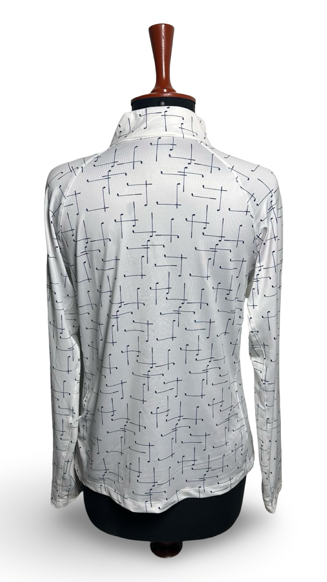 Lady Hagen Women's Printed UV Long Sleeve Golf 1/4 Zip