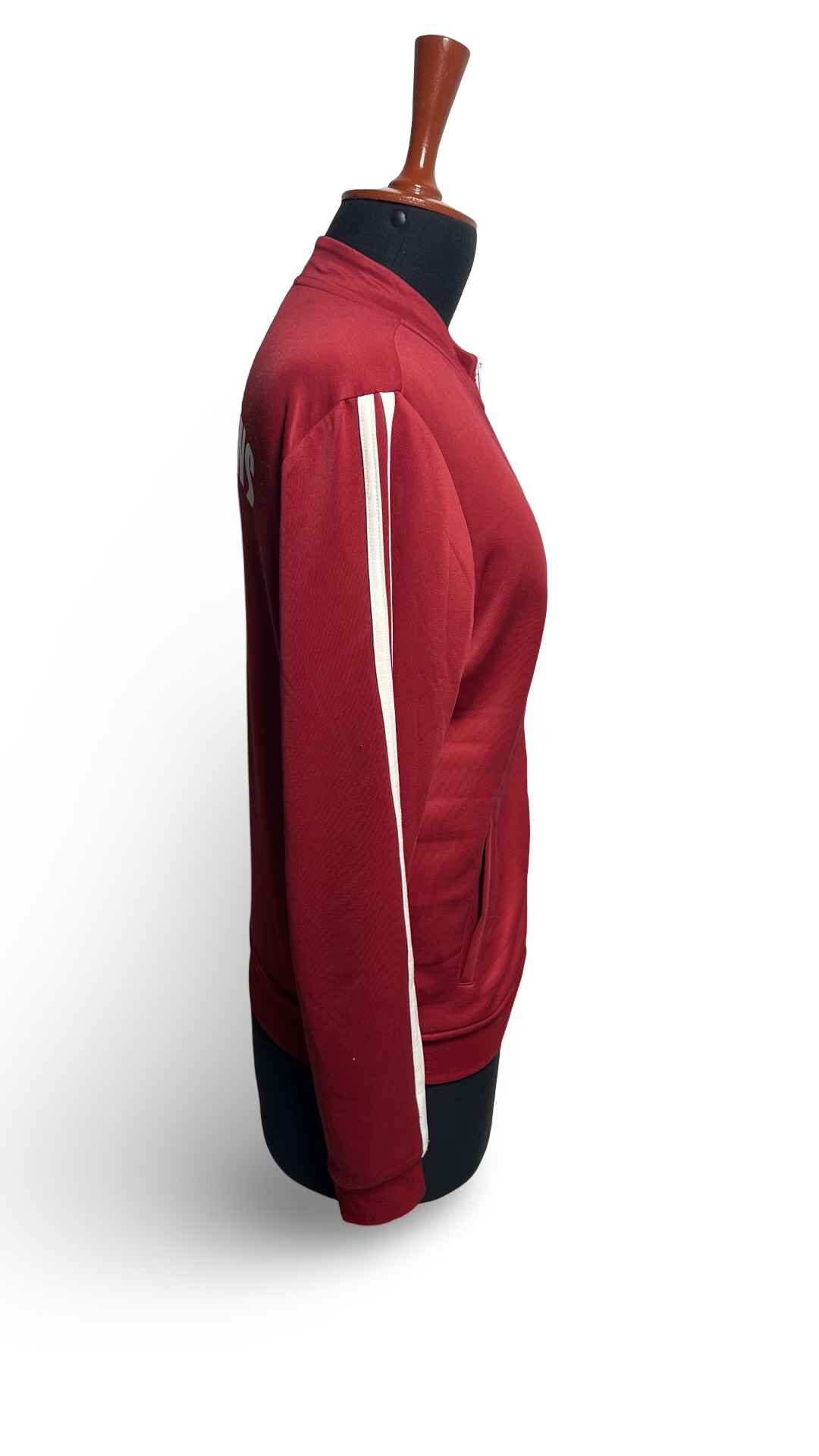Guess Jeans Track Jacket Red with white stripes size M