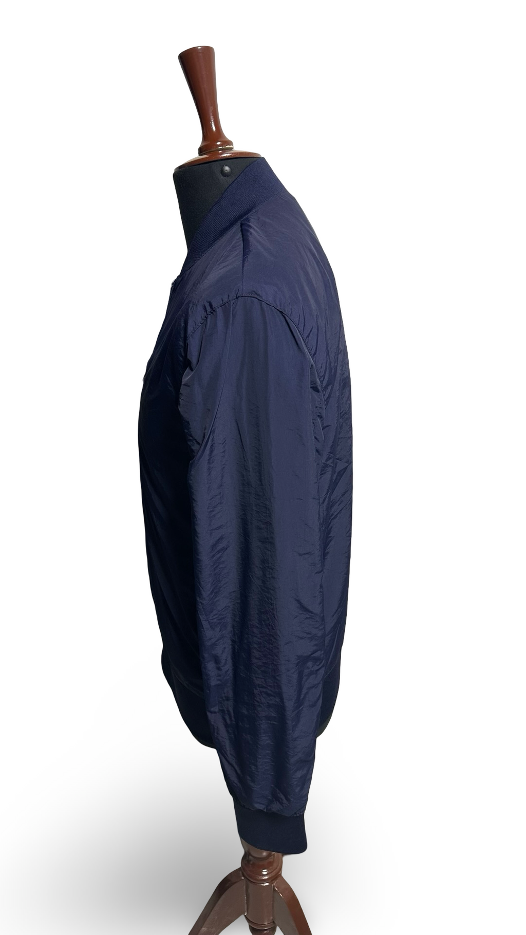 H&M Mens Blue Bomber Jacket