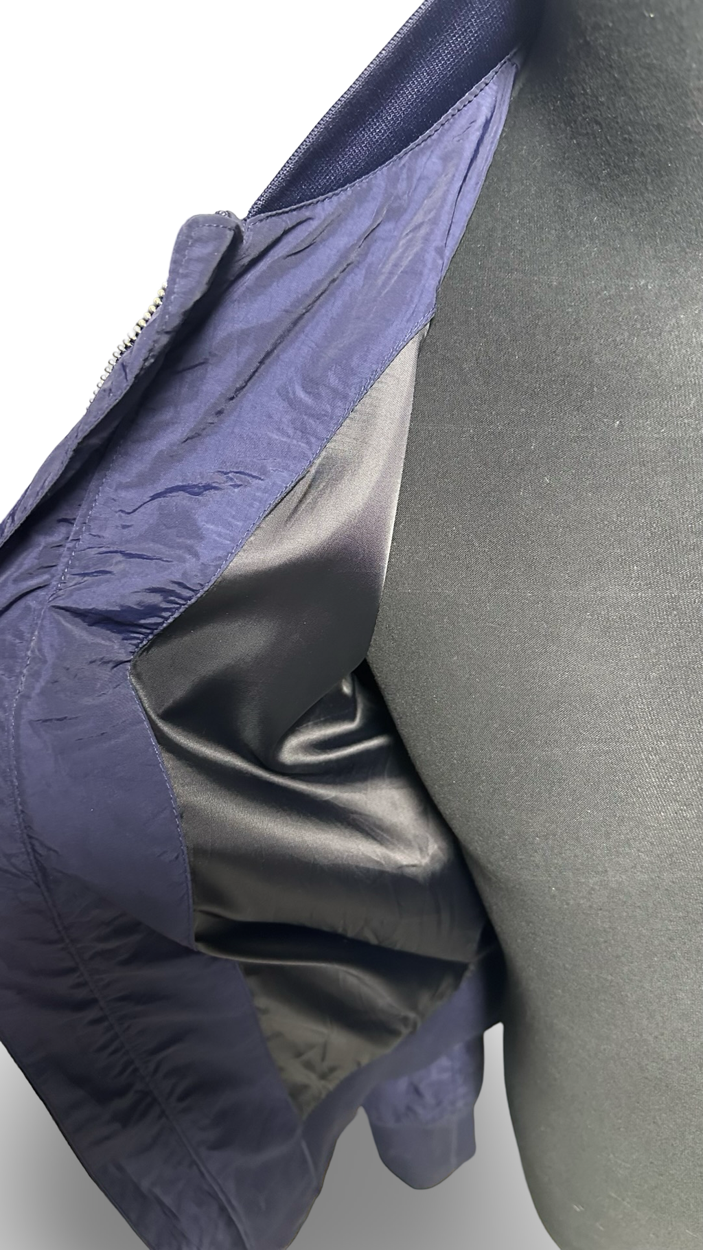 H&M Mens Blue Bomber Jacket