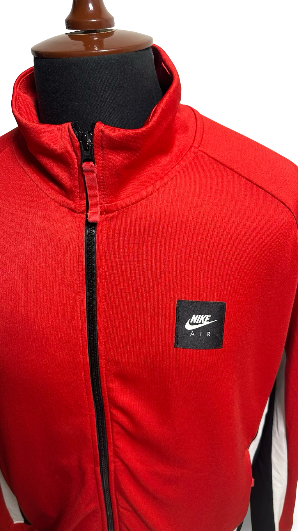 Nike Men's Lifestyle Red Zip up Jacket