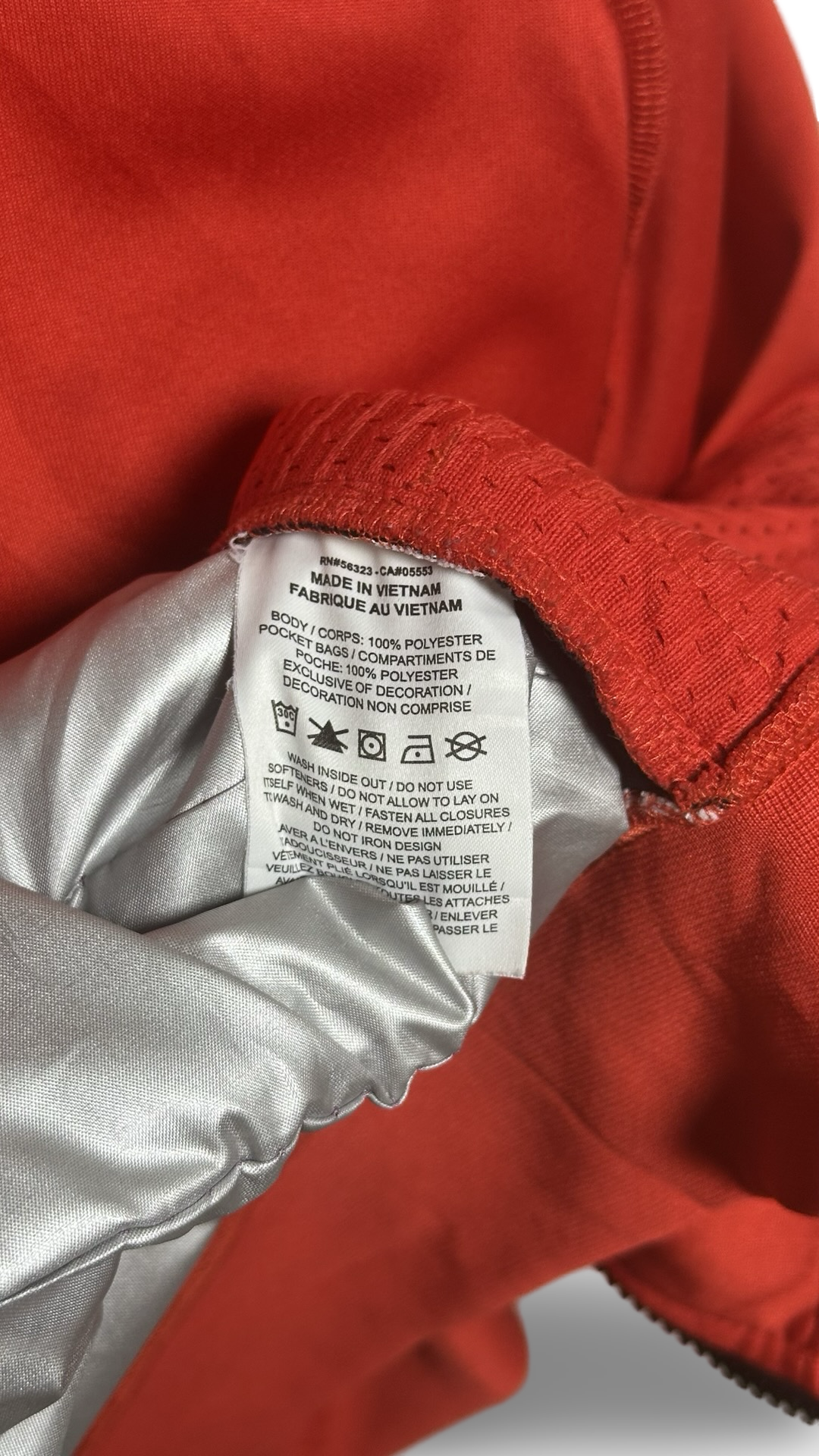 Nike Men's Lifestyle Red Zip up Jacket