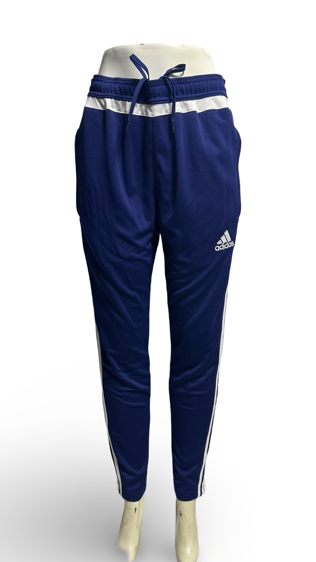 Adidas Men’s Navy Blue Stripes Track Pants