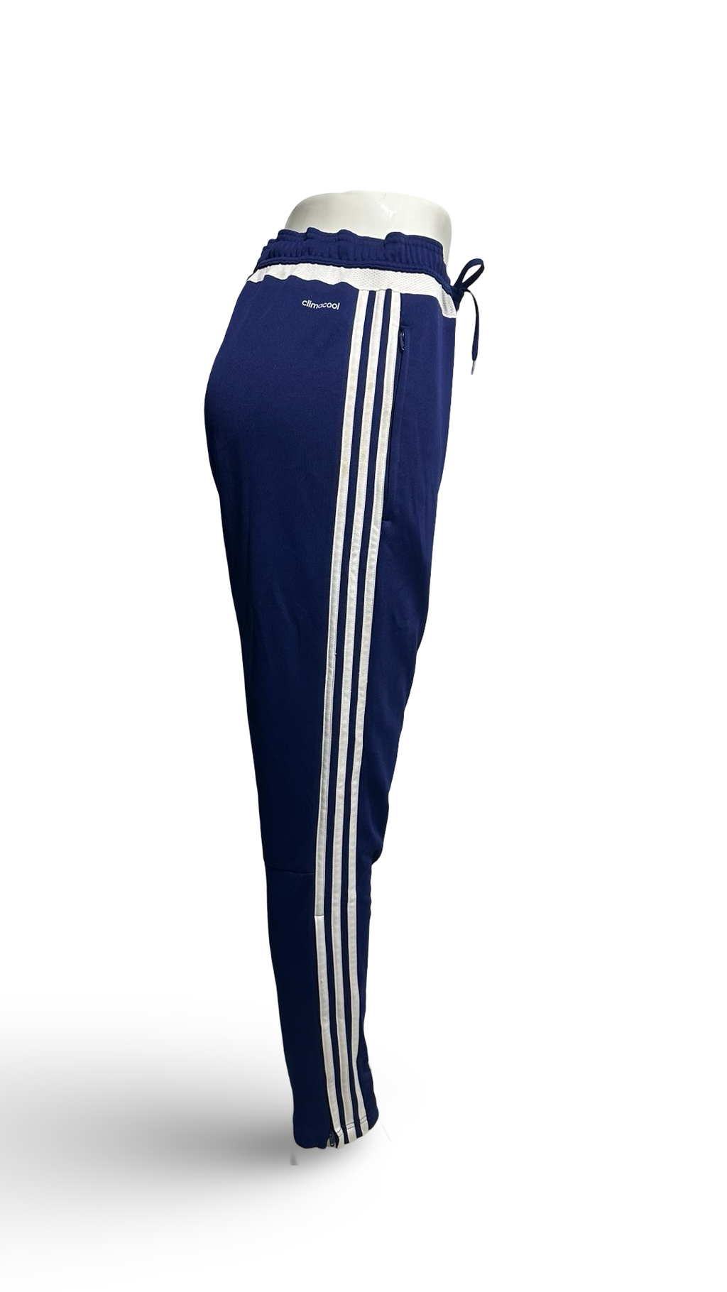 Adidas Men’s Navy Blue Stripes Track Pants