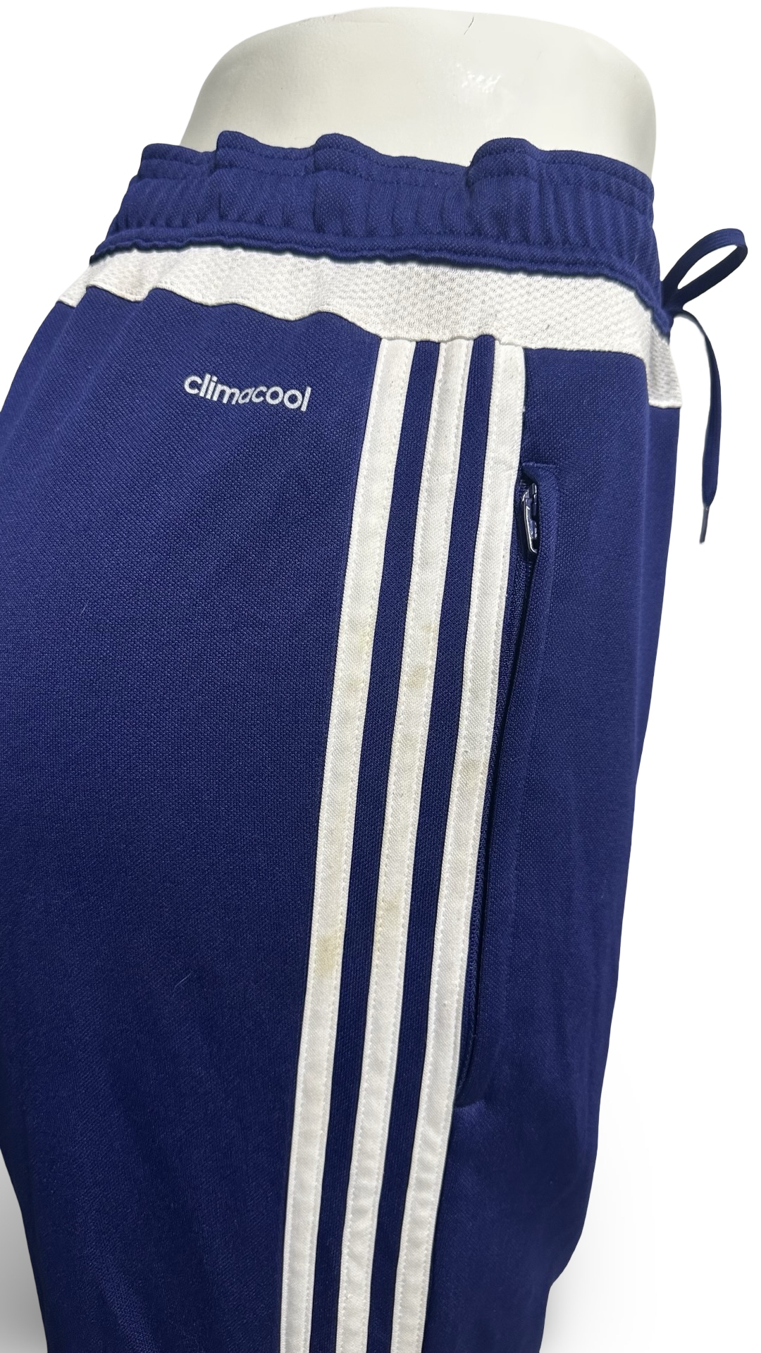 Adidas Men’s Navy Blue Stripes Track Pants