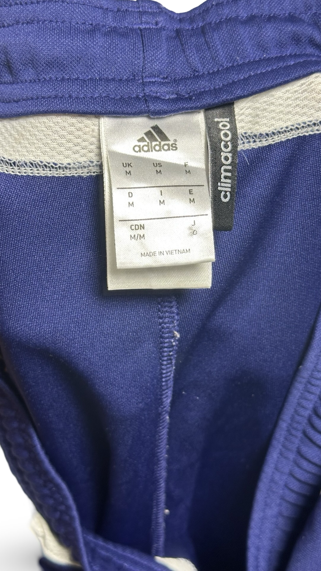 Adidas Men’s Navy Blue Stripes Track Pants
