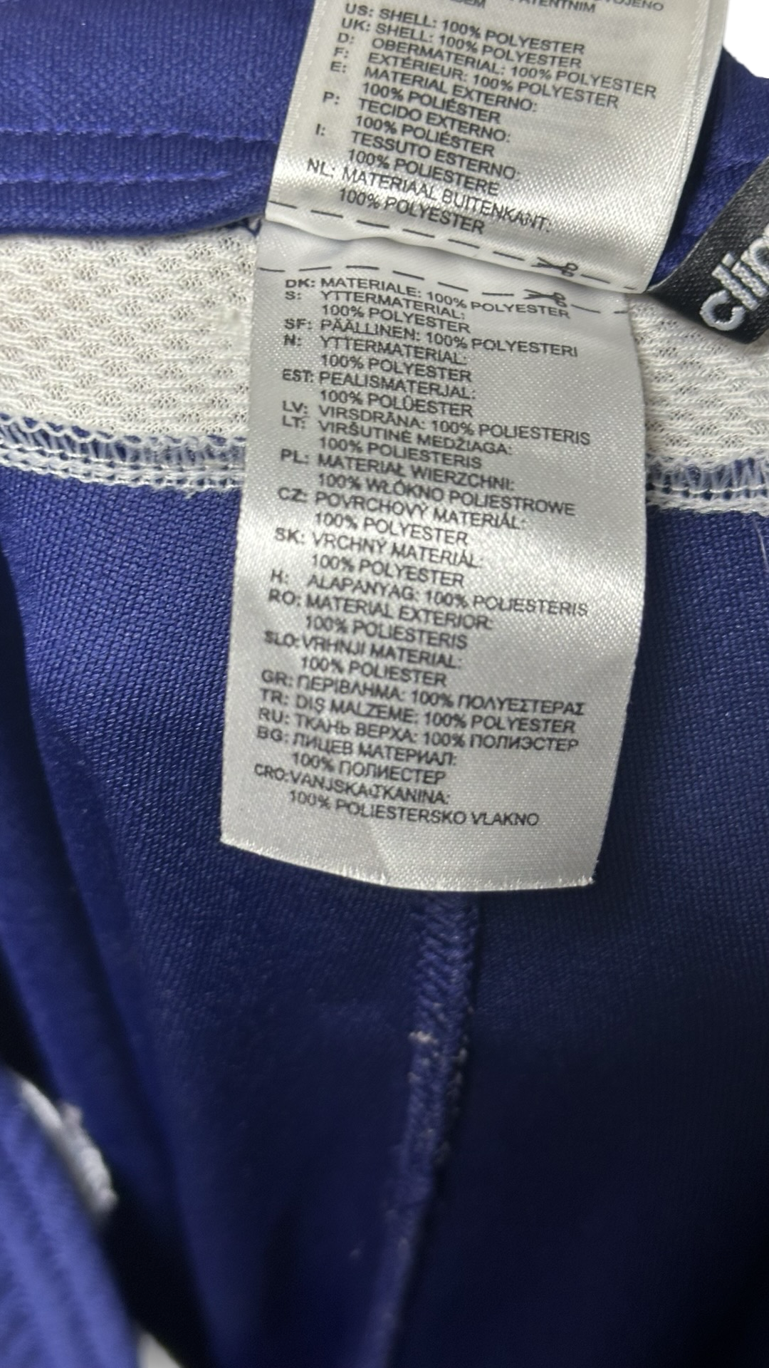 Adidas Men’s Navy Blue Stripes Track Pants