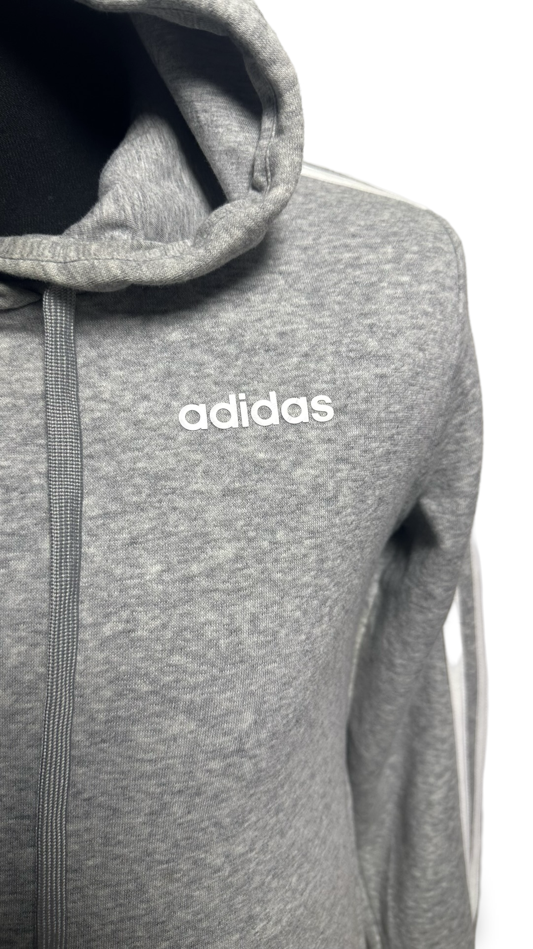 Adidas Gray Pullover Hoodie Sweatshirt