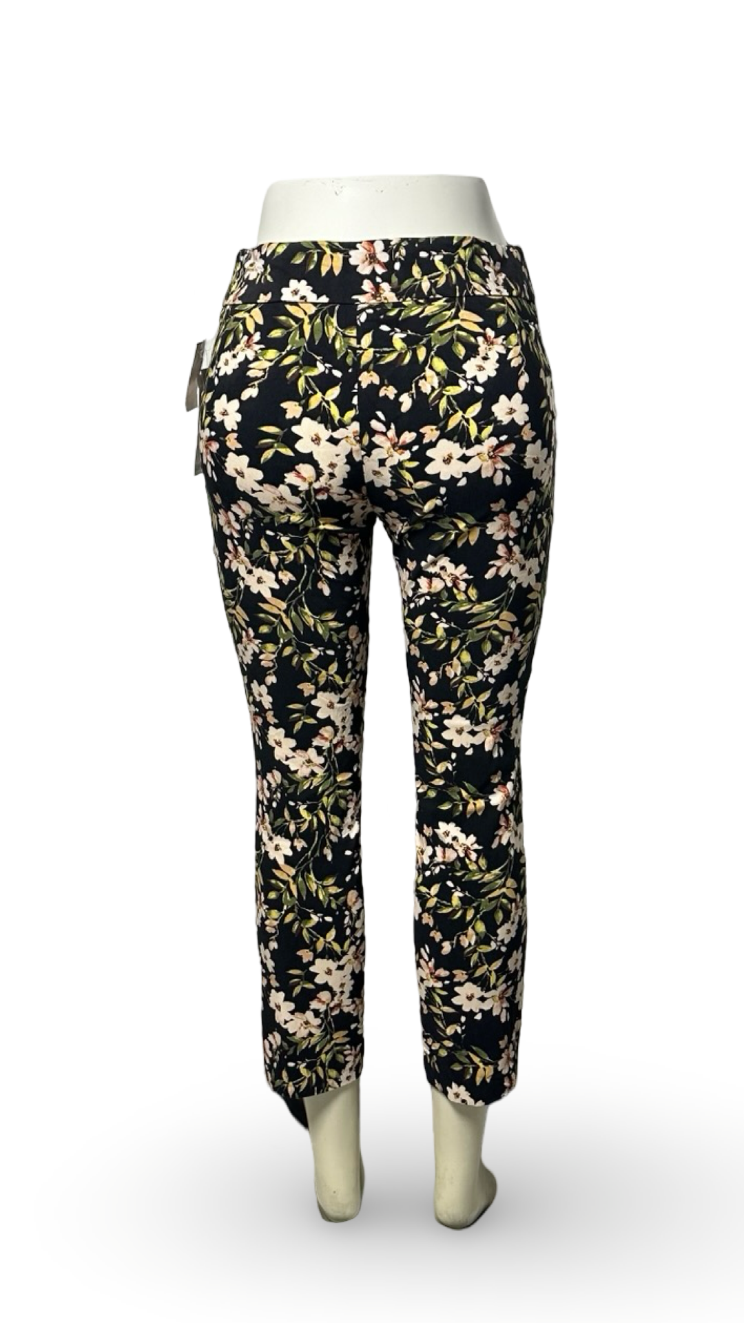 Joe B by Joe Benbasset Black Floral Pants Women's