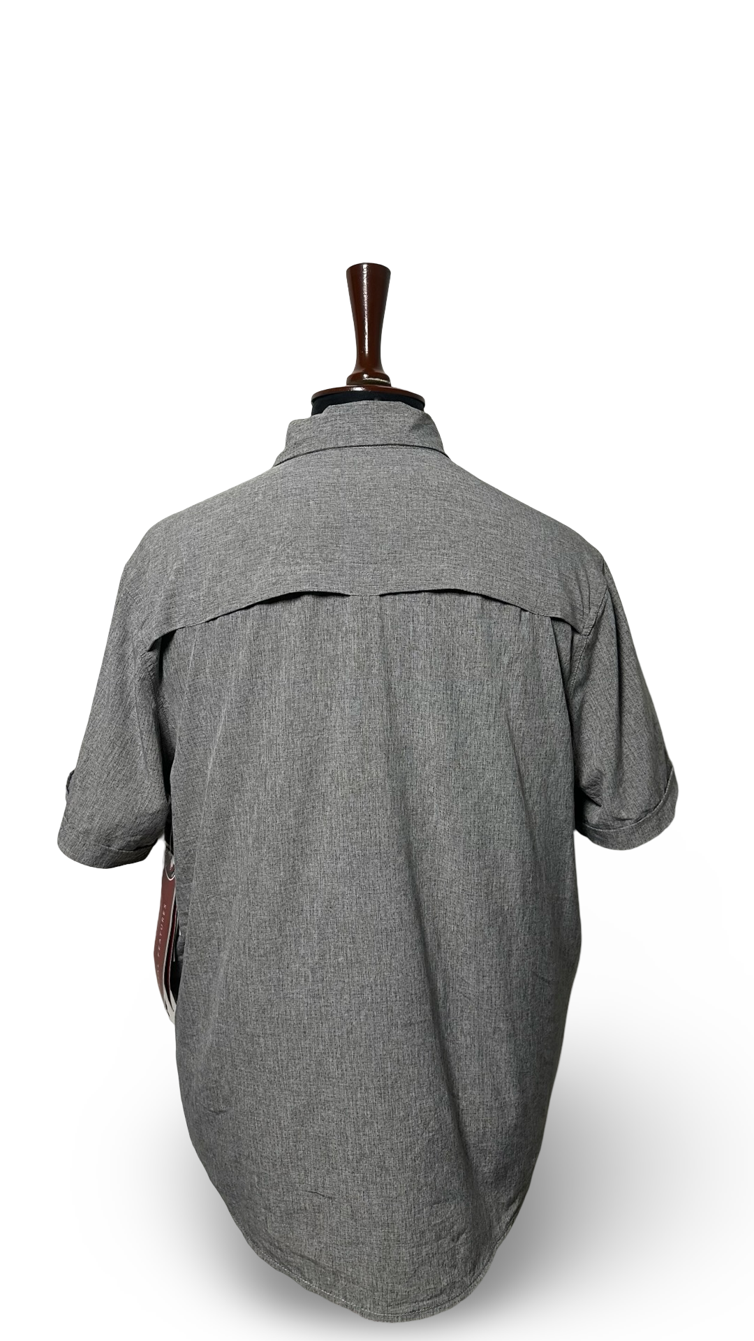 NEW Canada Sportswear Men Charcoal Shirt Size S Short Sleeve Button Weather Gear