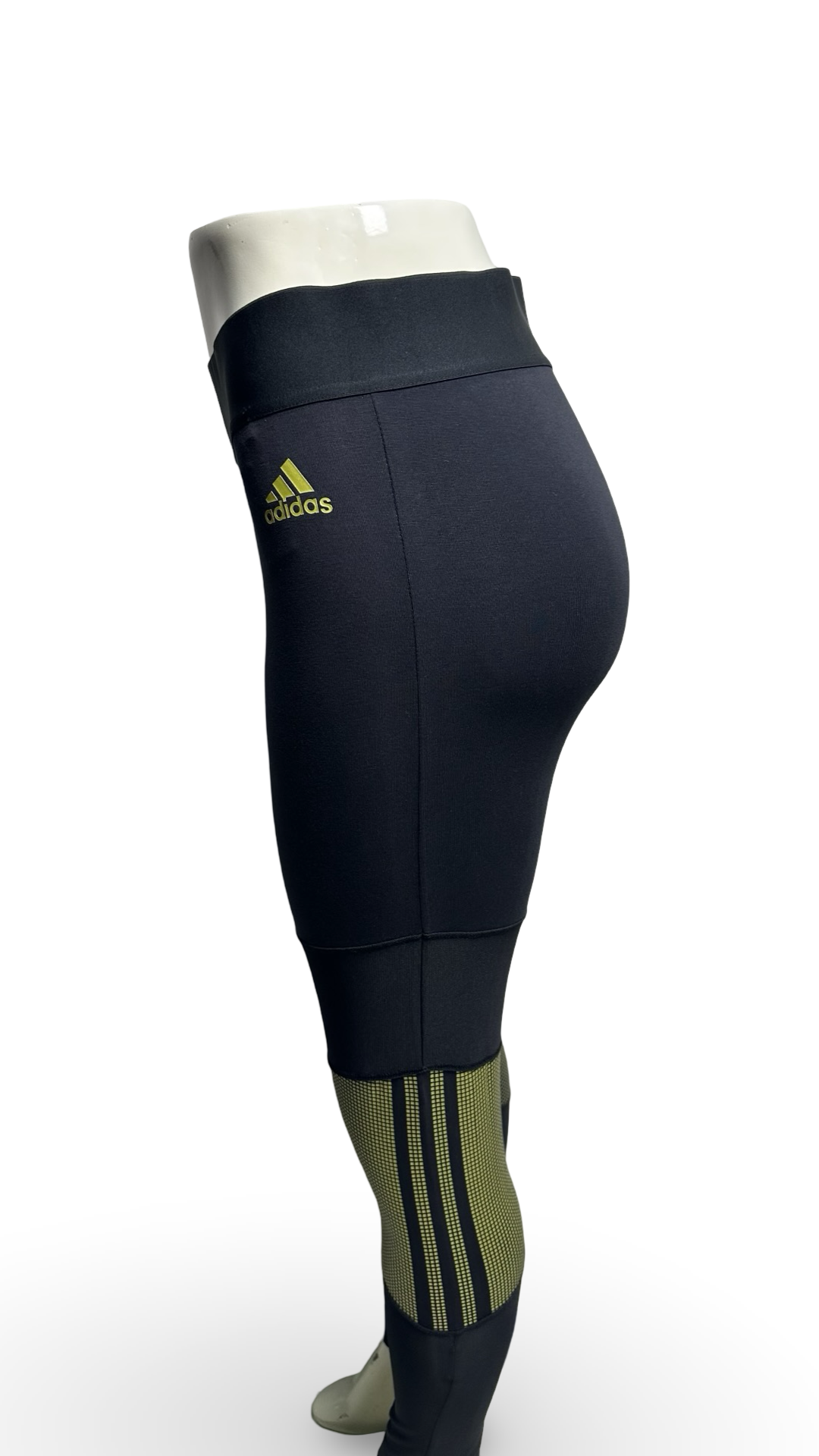Adidas ID Mesh Glam Athletic Workout Training Leggings black