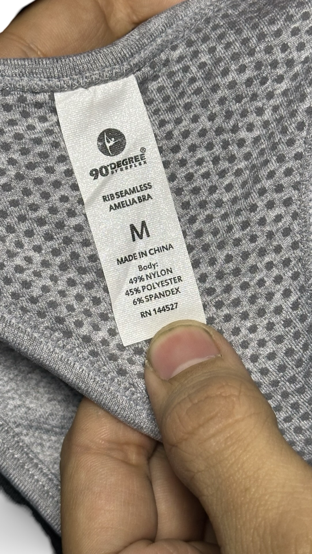 90 Degree Zip-Front Sports Bra