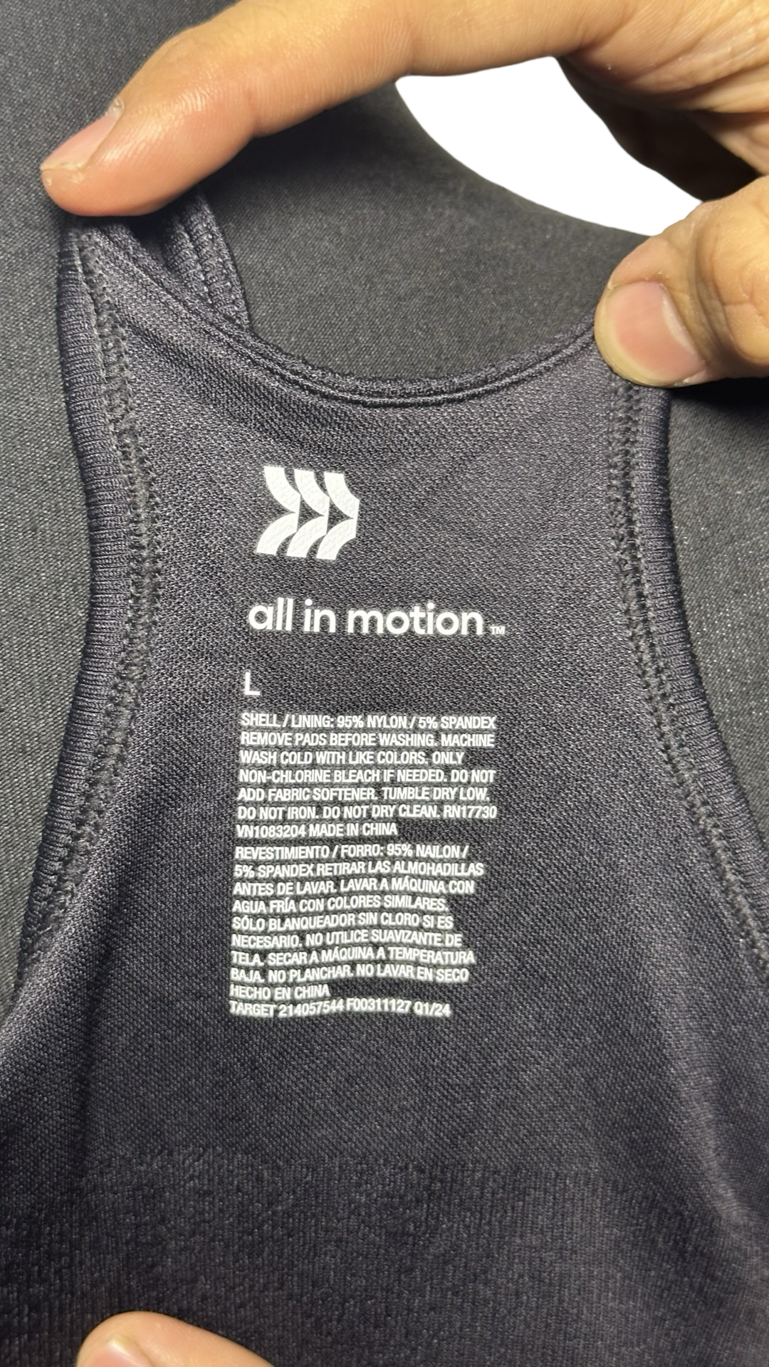 All In Motion Sports Bra