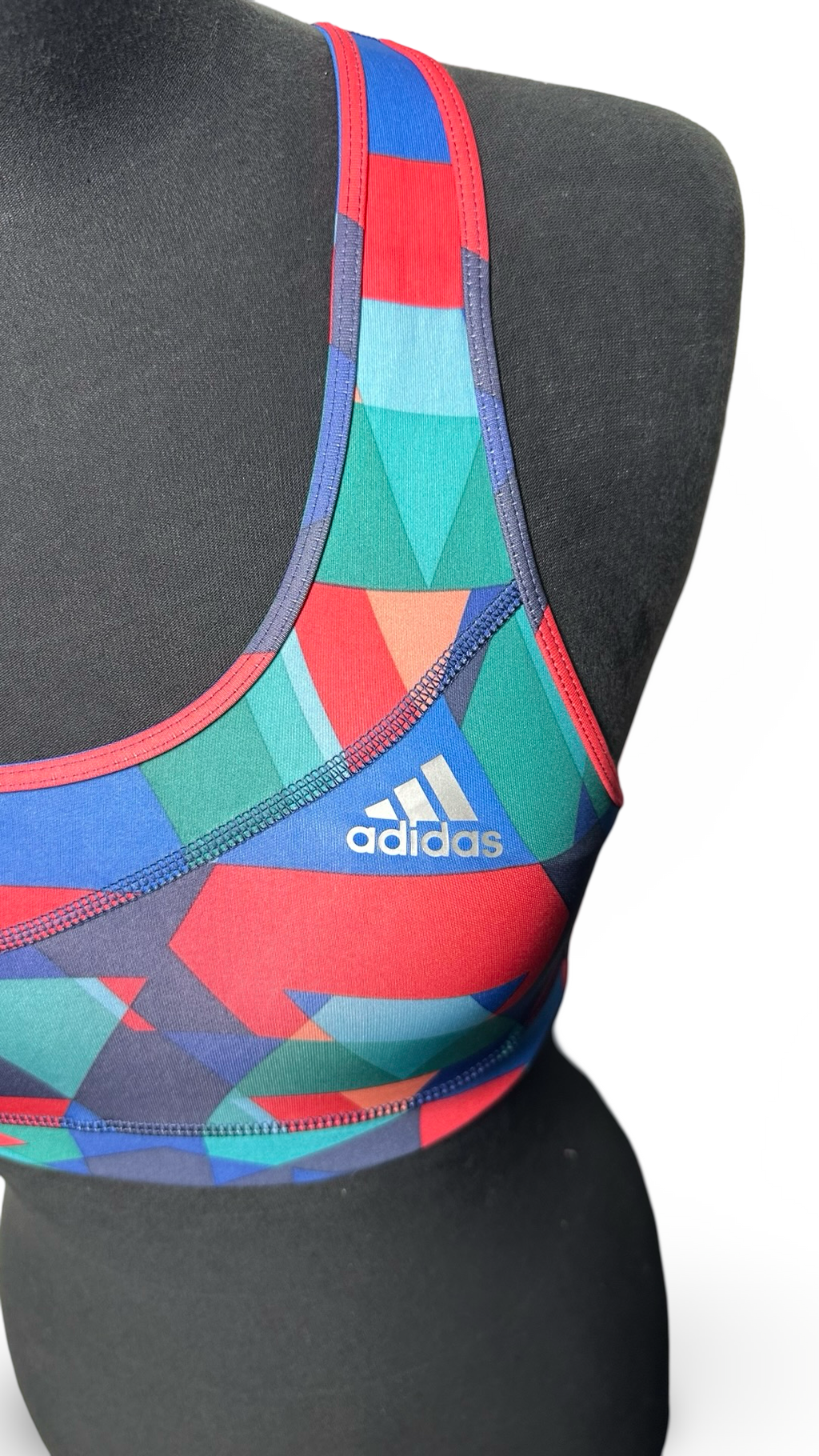 ADIDAS TECHFIT Size S Women's Unlined Wireless Pull On Racer Back Sports Bra