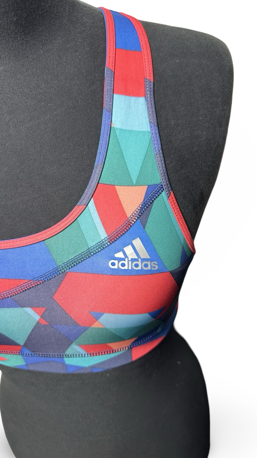 ADIDAS TECHFIT Size S Women's Unlined Wireless Pull On Racer Back Sports Bra