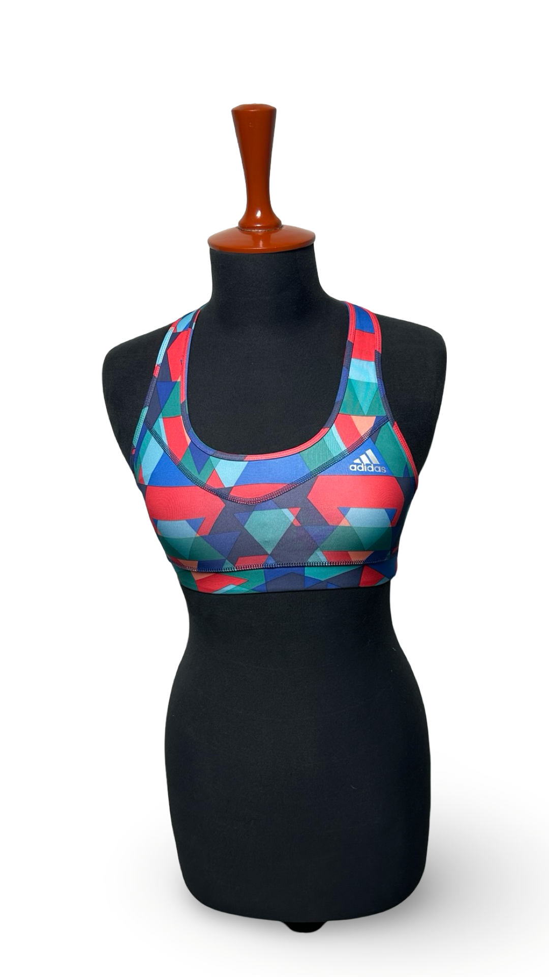 ADIDAS TECHFIT Size S Women's Unlined Wireless Pull On Racer Back Sports Bra
