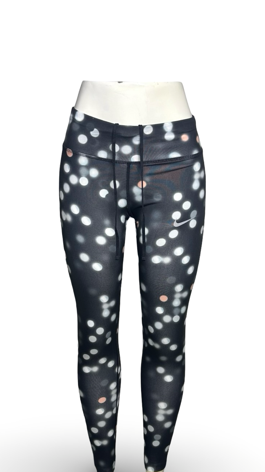 Nike Dri-Fit Dri Fit Athletic Leggings Yoga Comfort polka Dot