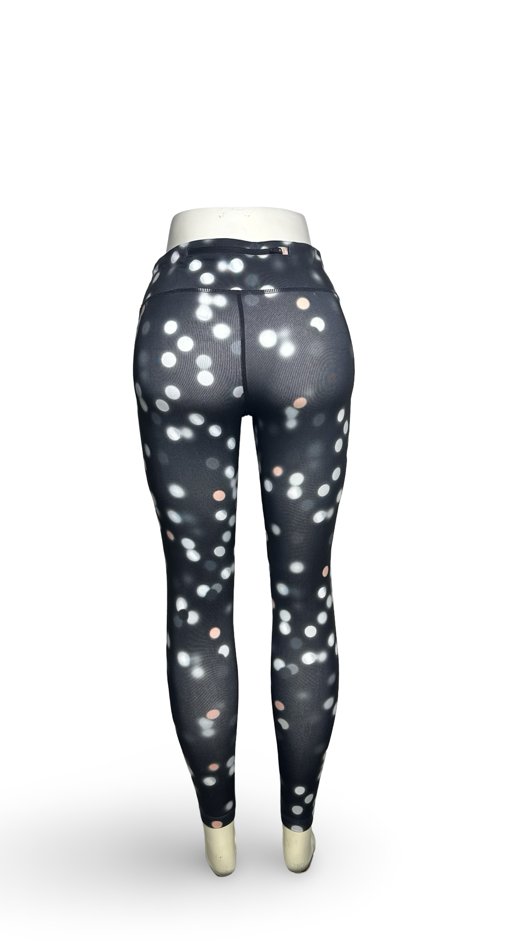 Nike Dri-Fit Dri Fit Athletic Leggings Yoga Comfort polka Dot