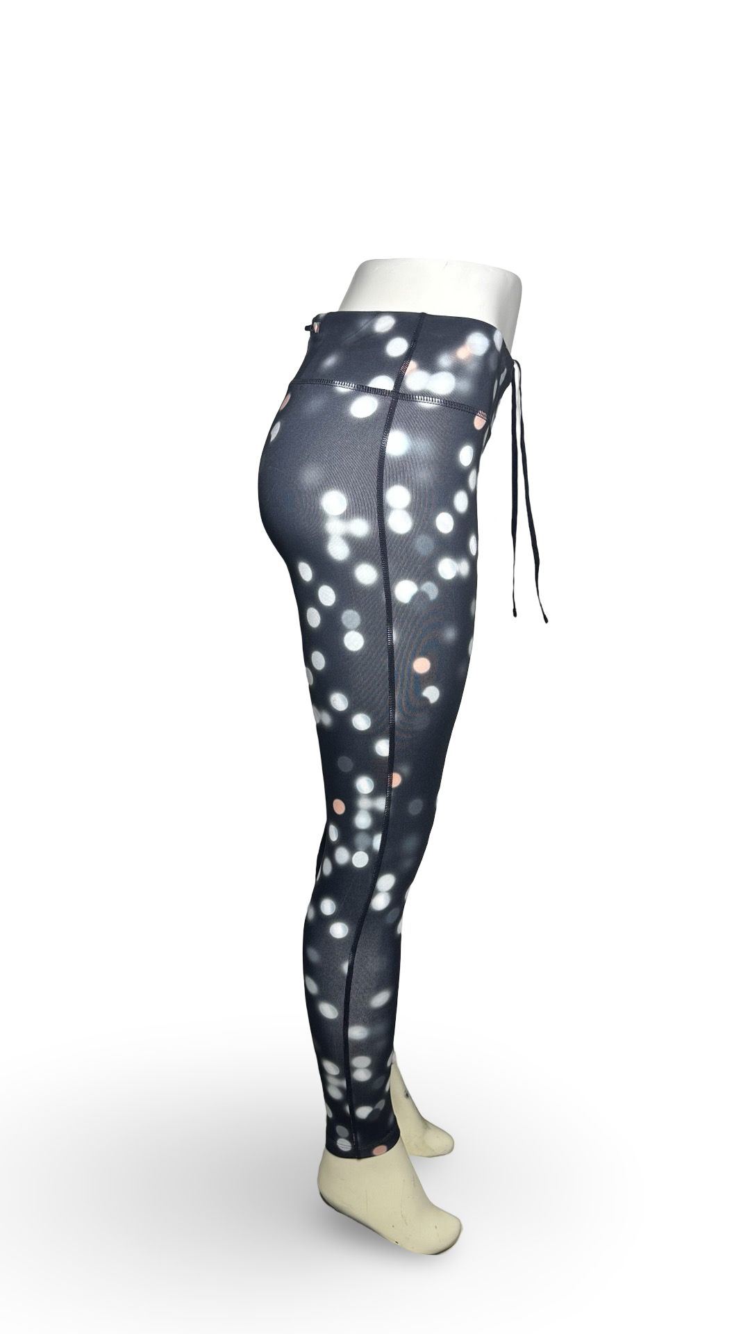 Nike Dri-Fit Dri Fit Athletic Leggings Yoga Comfort polka Dot
