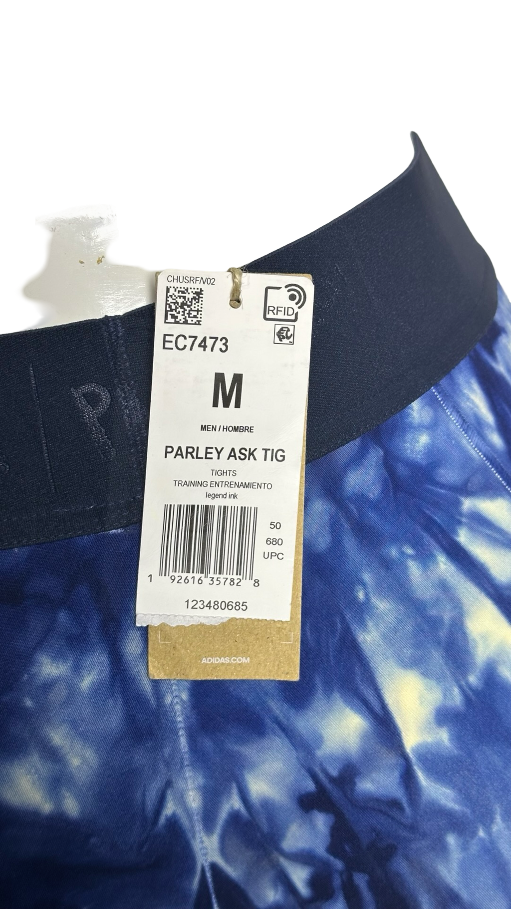Mens Alphaskin Parley 3/4 Tights Legend Ink