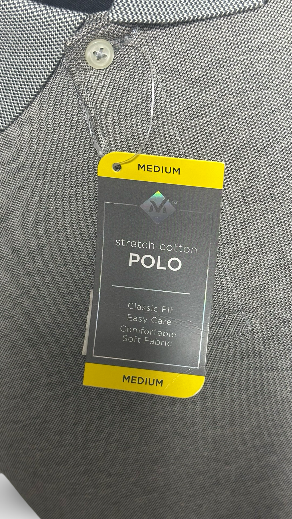 MEMBERS MARKS MENS CLASSIC POLO