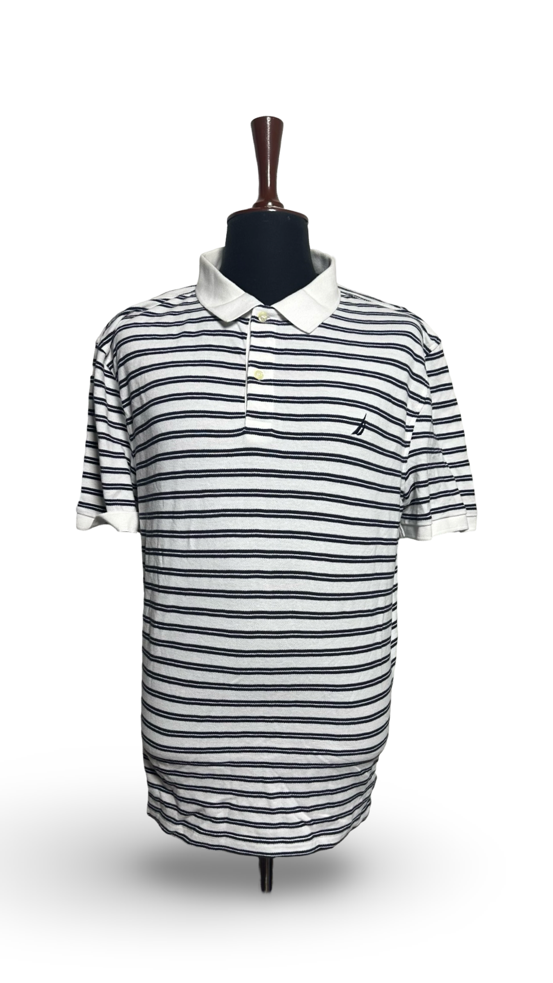 NAUTICA MENS 3 BUTTON CLASSIC FIT POLO