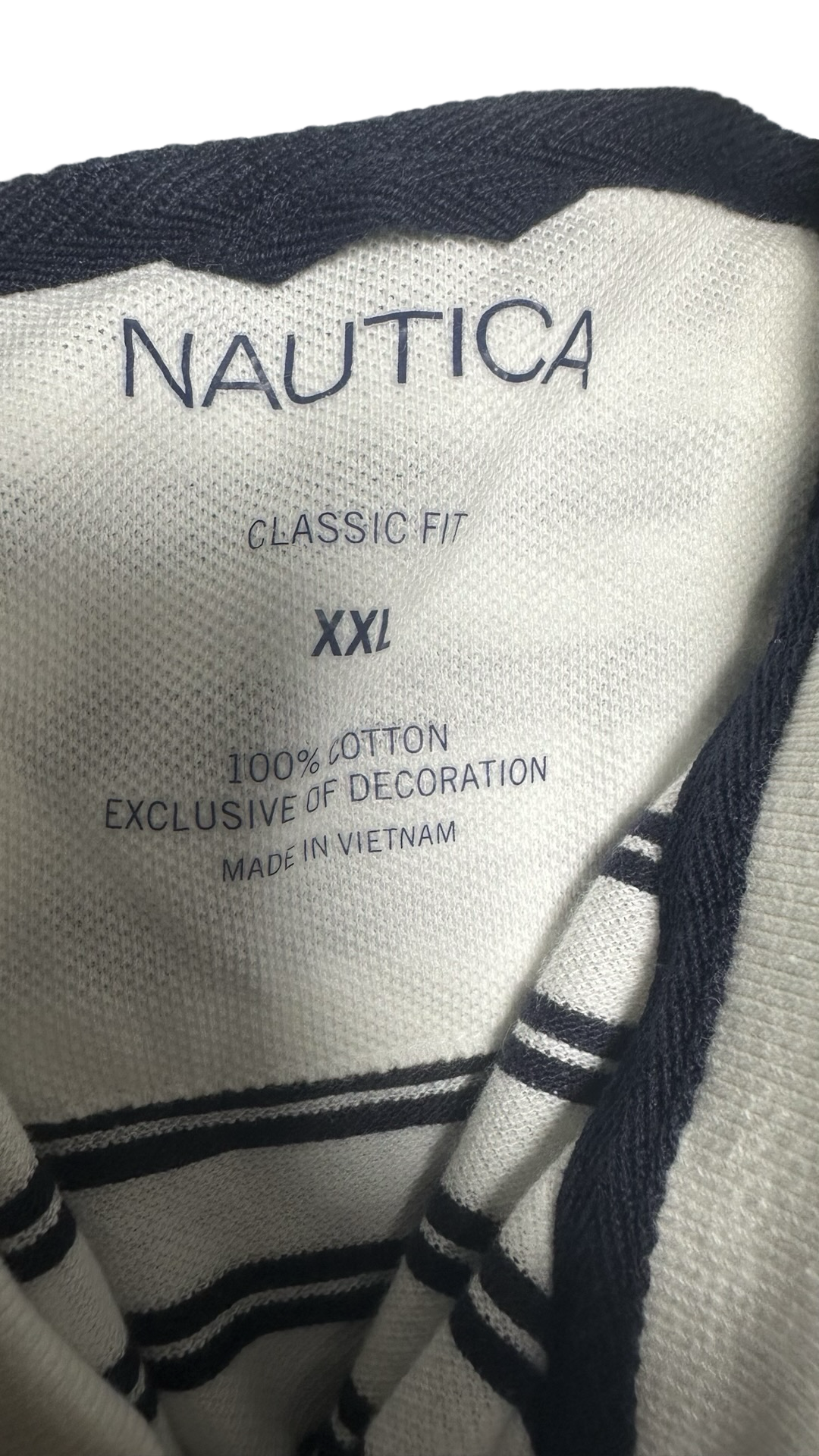 NAUTICA MENS 3 BUTTON CLASSIC FIT POLO