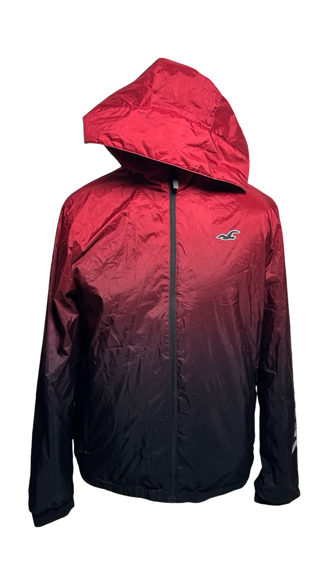 Men's Red Fleece-lined Logo Sport Hoodie