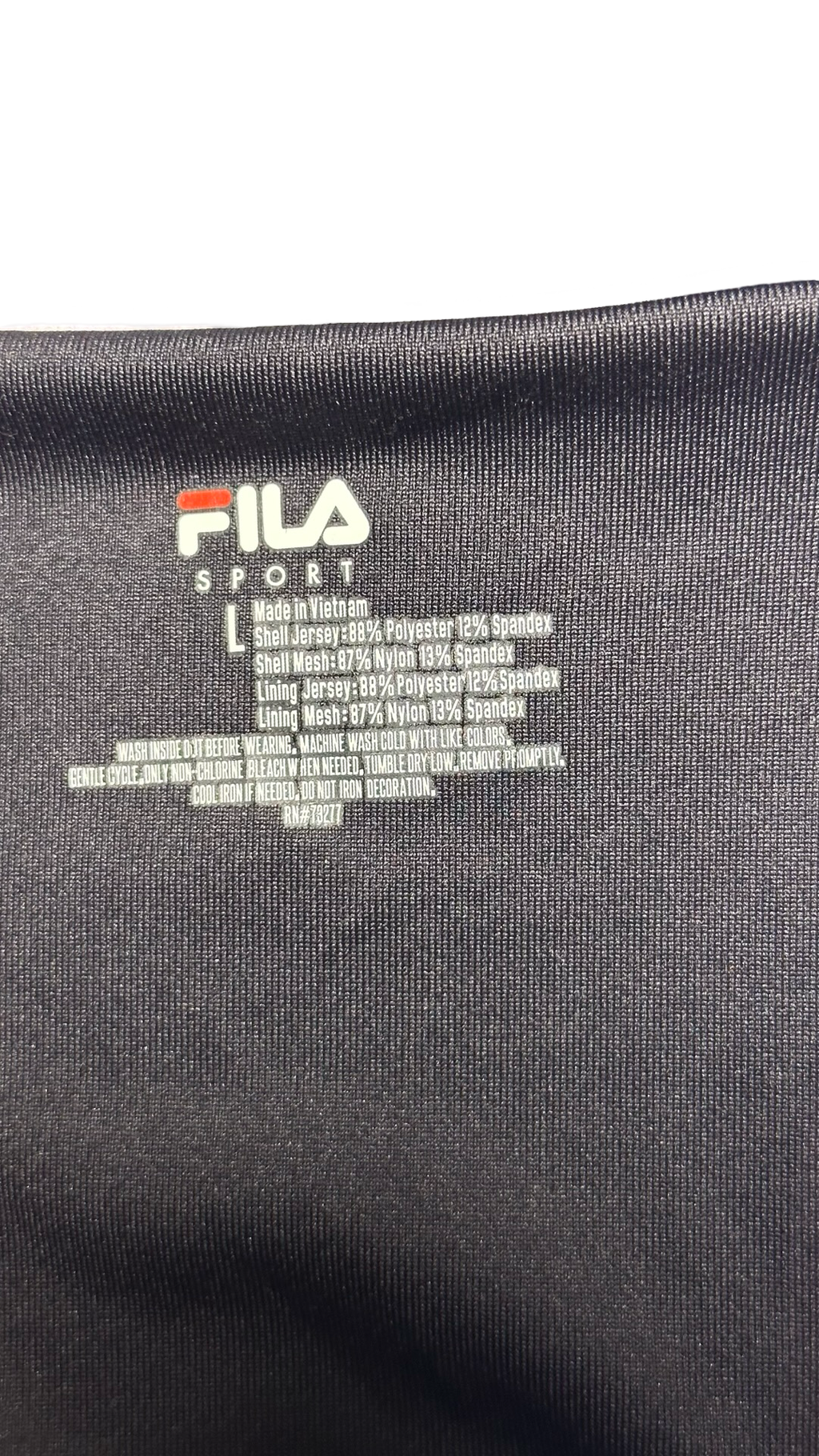 FILA SPORTS BRA FRONT ZIP