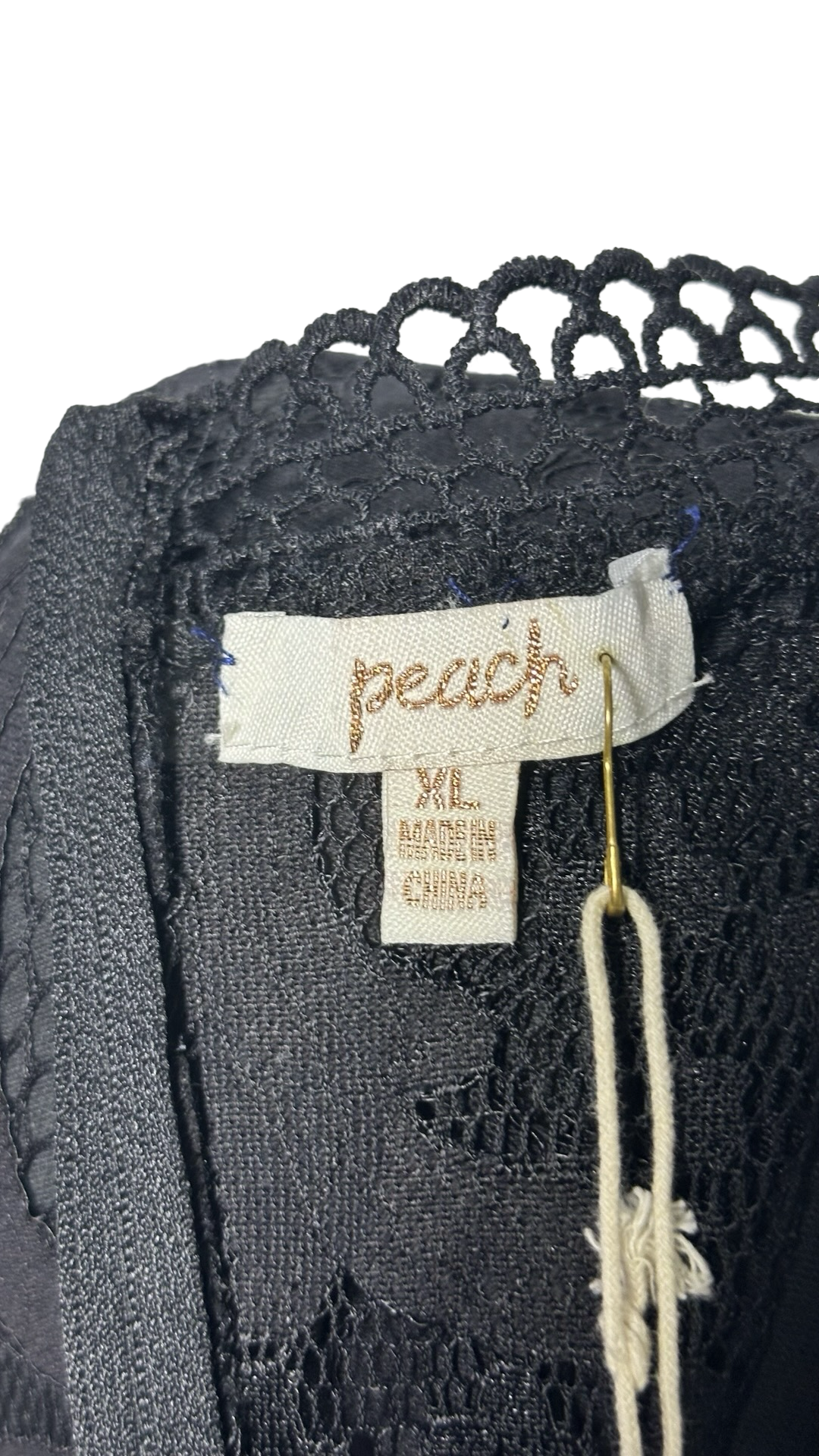 PEACH WOMENS TOP