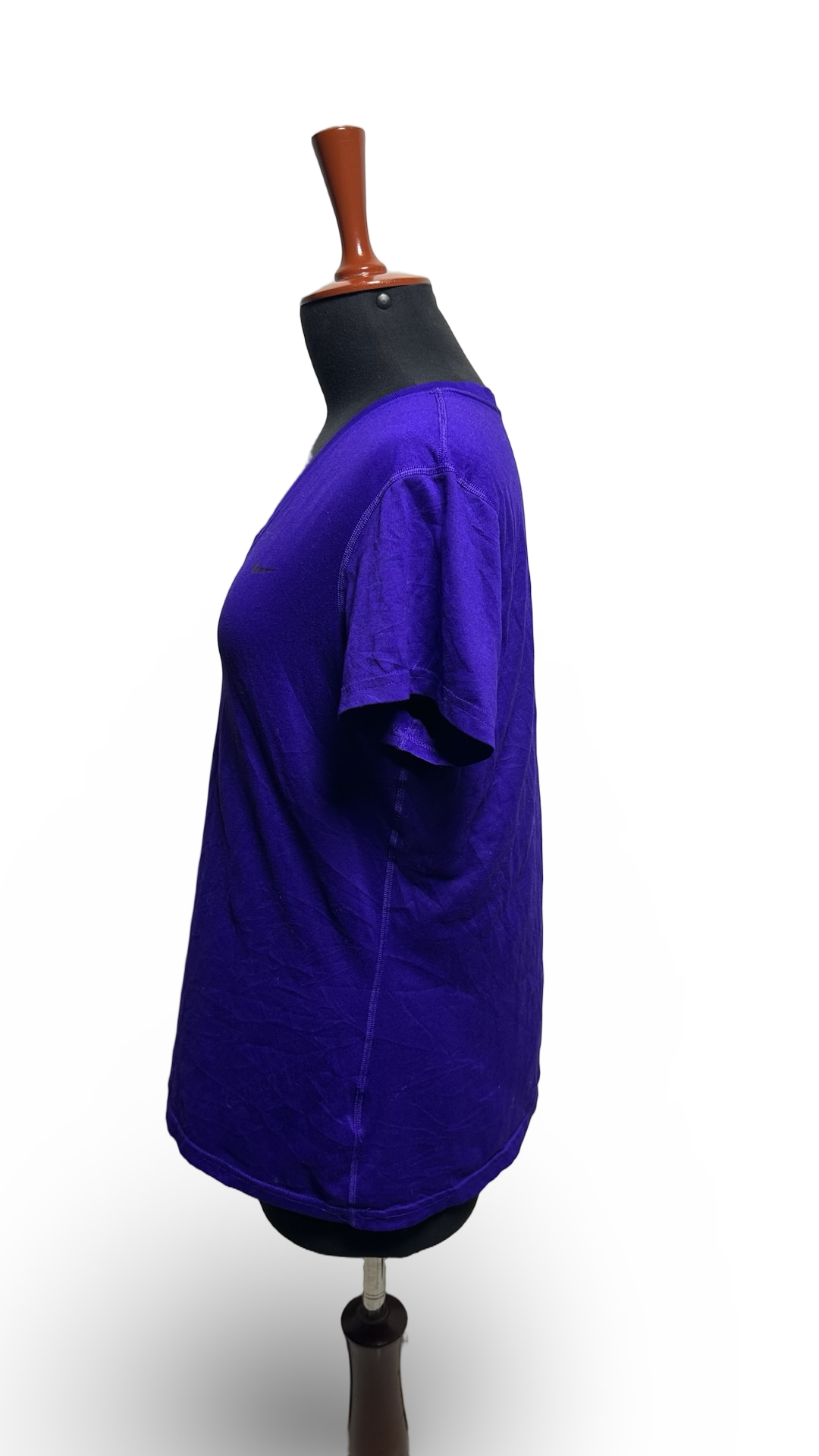 NIKE WOMENS DRI FIT T-SHIRT PURPLE