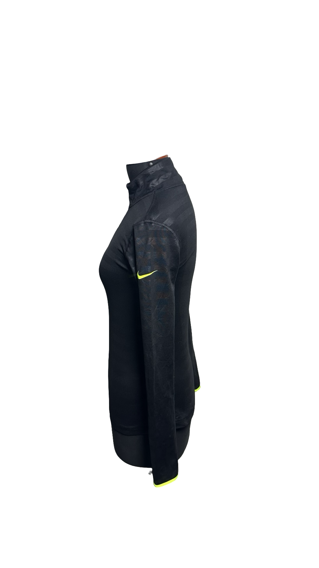 Womens SM Nike PRO Dri-FIT 1/2 Zip Light Fleece Long Sleeve Pullover Shirt EUC!