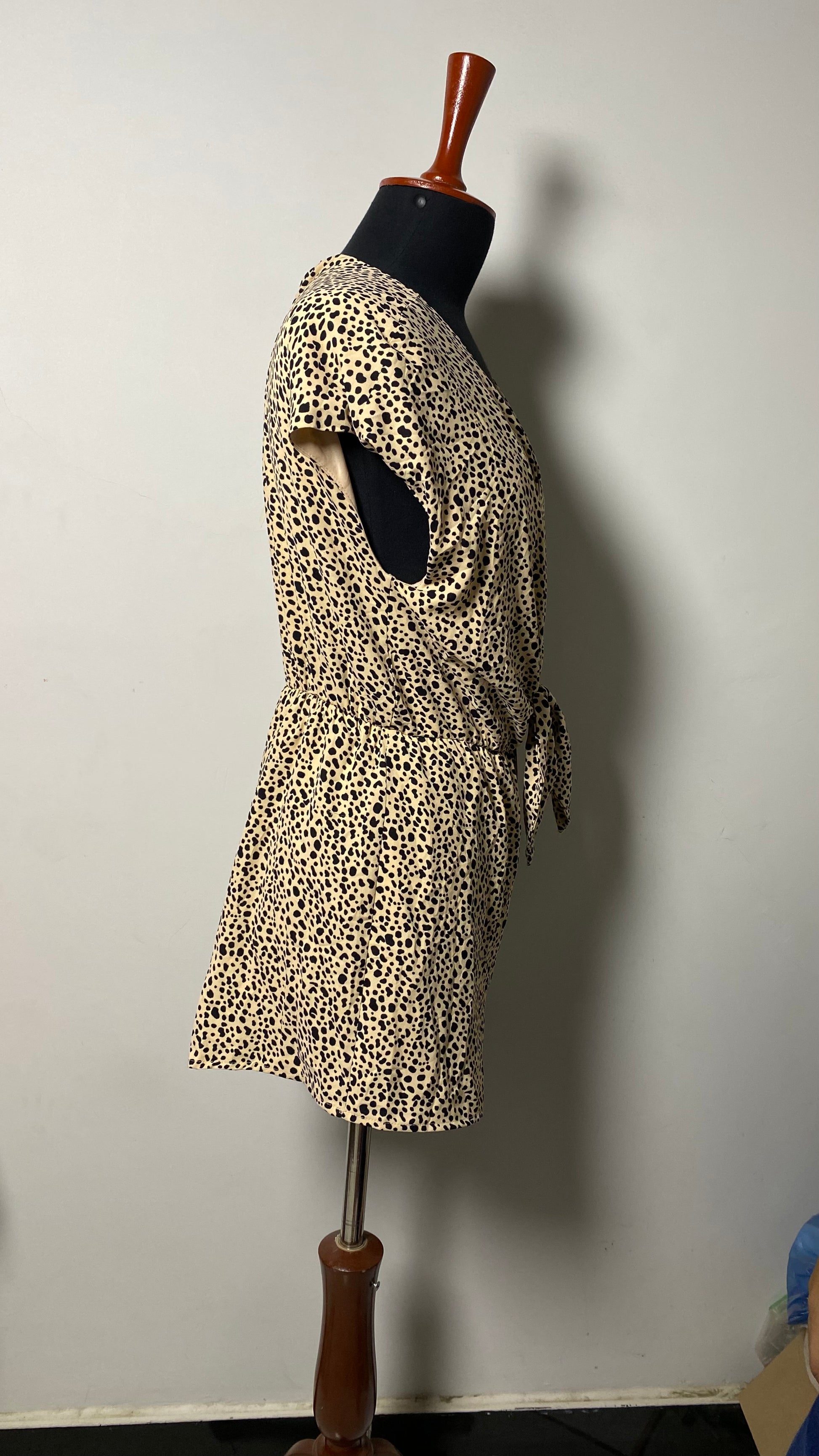SHE & SKY WOMENS CHEETAH PRINT ROMPER