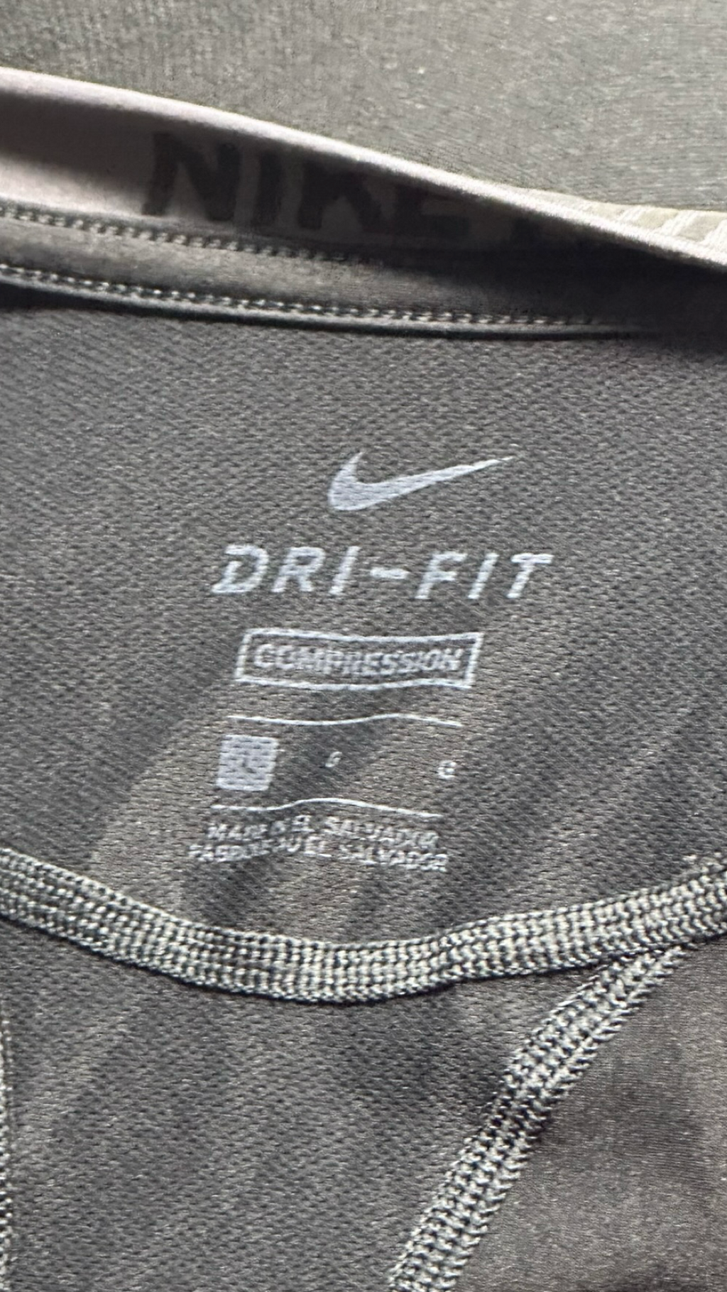 Nike Pro Men's Compression Tank Top Singlet Running Lifting Gym Fitness - Black