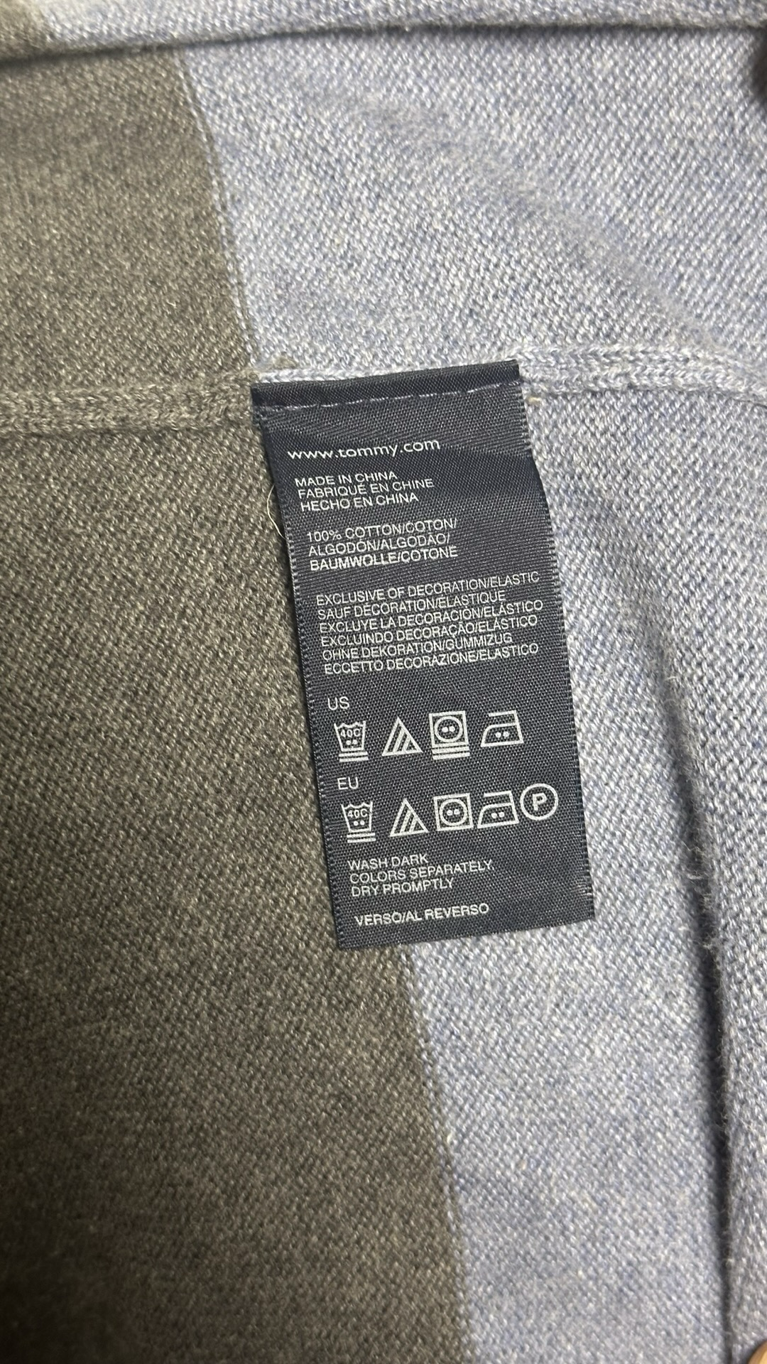 VINTAGE TOMMY HILFIGER MENS 1/4 ZIP