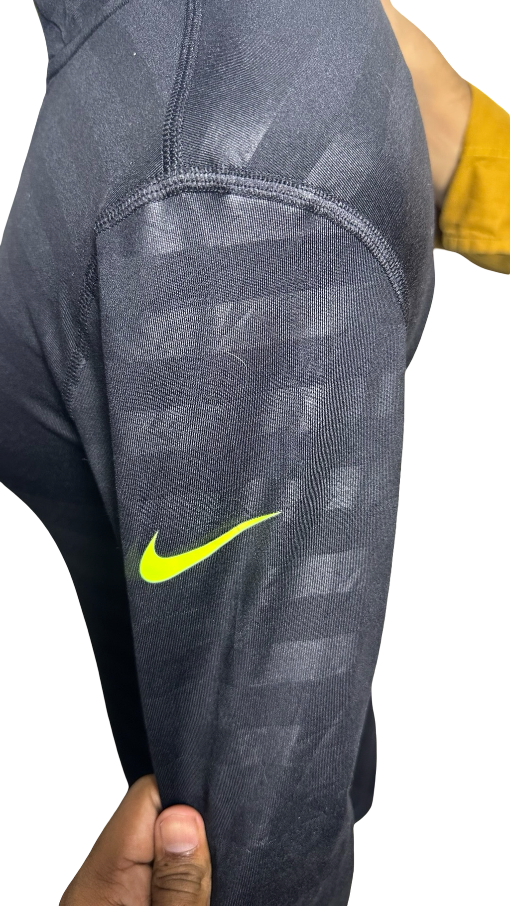 Womens SM Nike PRO Dri-FIT 1/2 Zip Light Fleece Long Sleeve Pullover Shirt EUC!