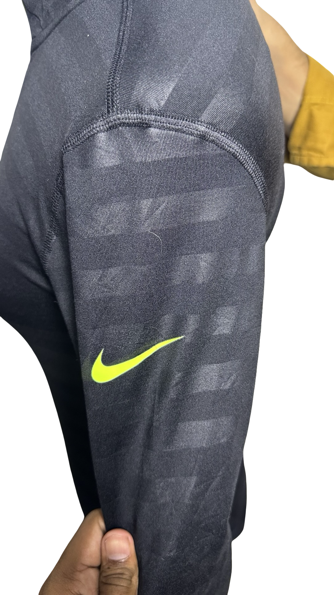 Womens SM Nike PRO Dri-FIT 1/2 Zip Light Fleece Long Sleeve Pullover Shirt EUC!