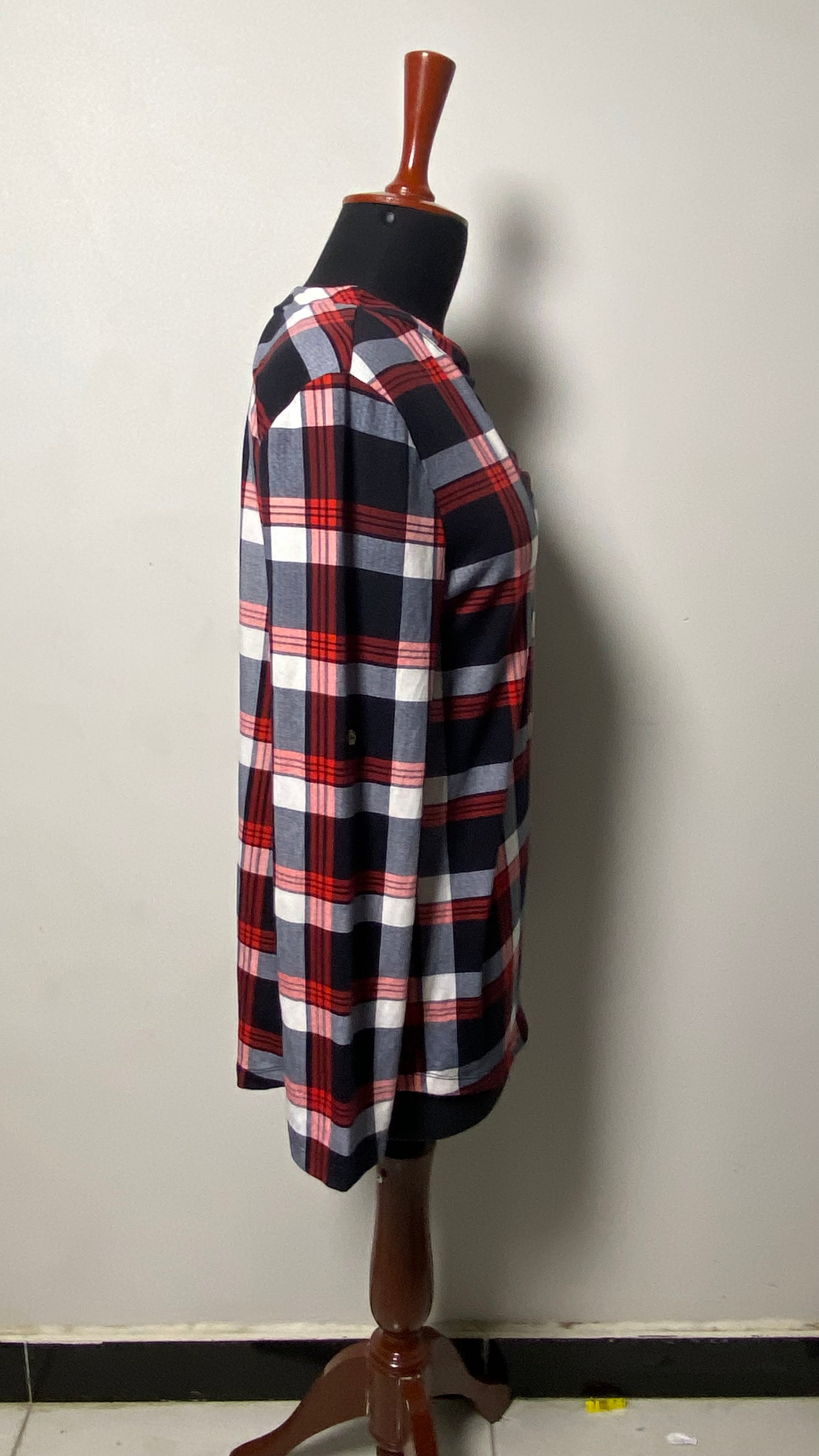 DOKOTOO WOMENS CHECKERED TOP