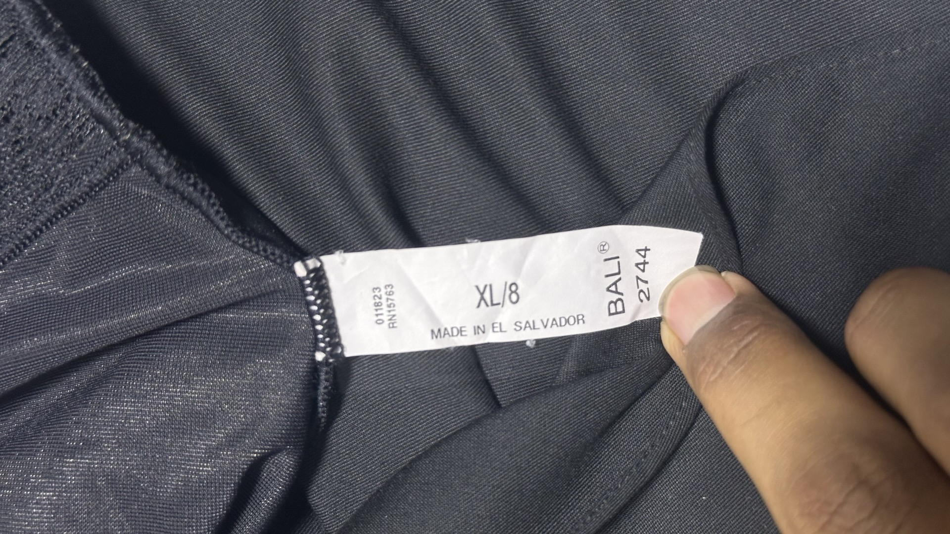 Bali Women’s Lacey Under wear Black Xl size
